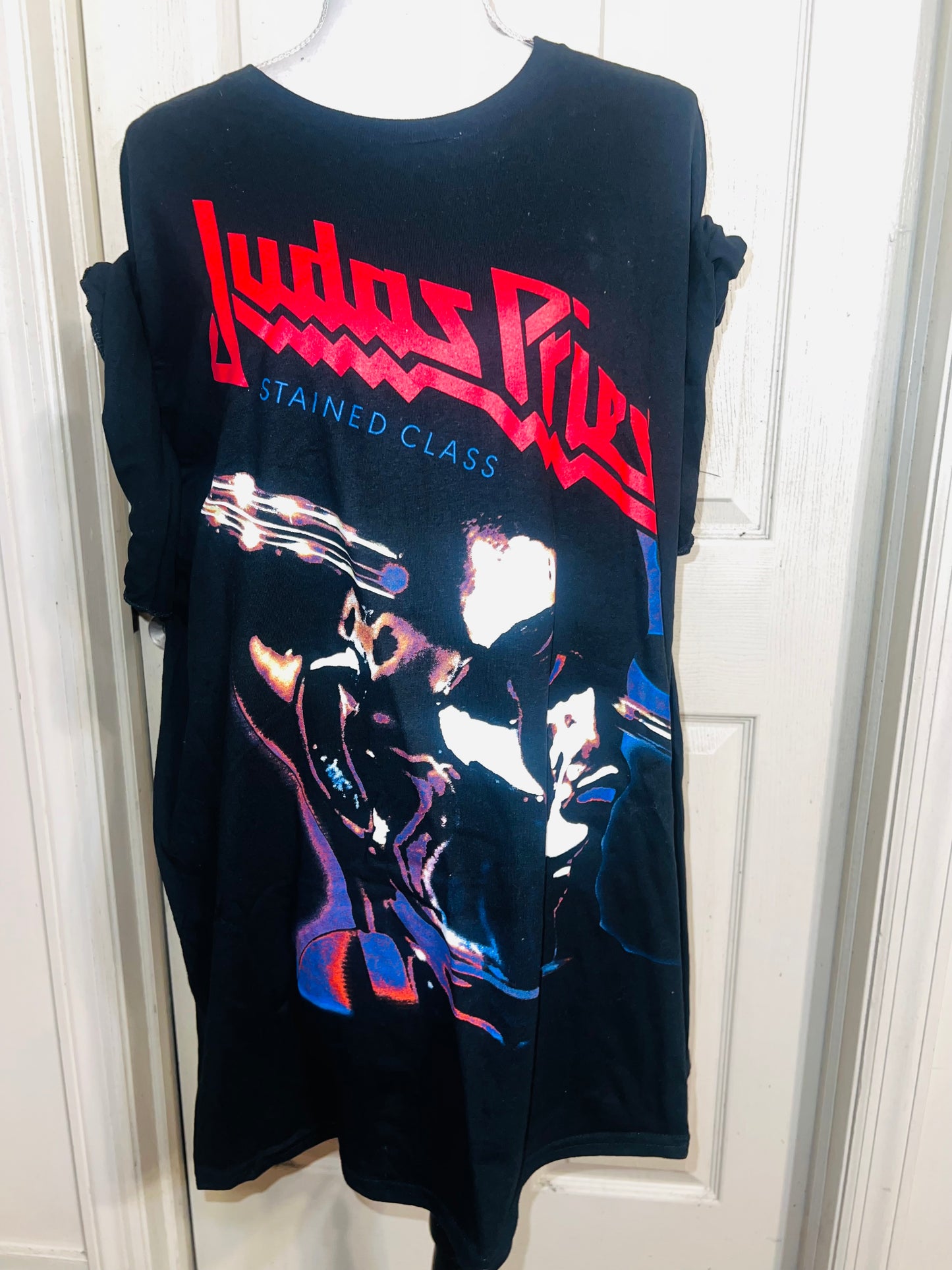 Judas Priest Oversized Distressed Tee