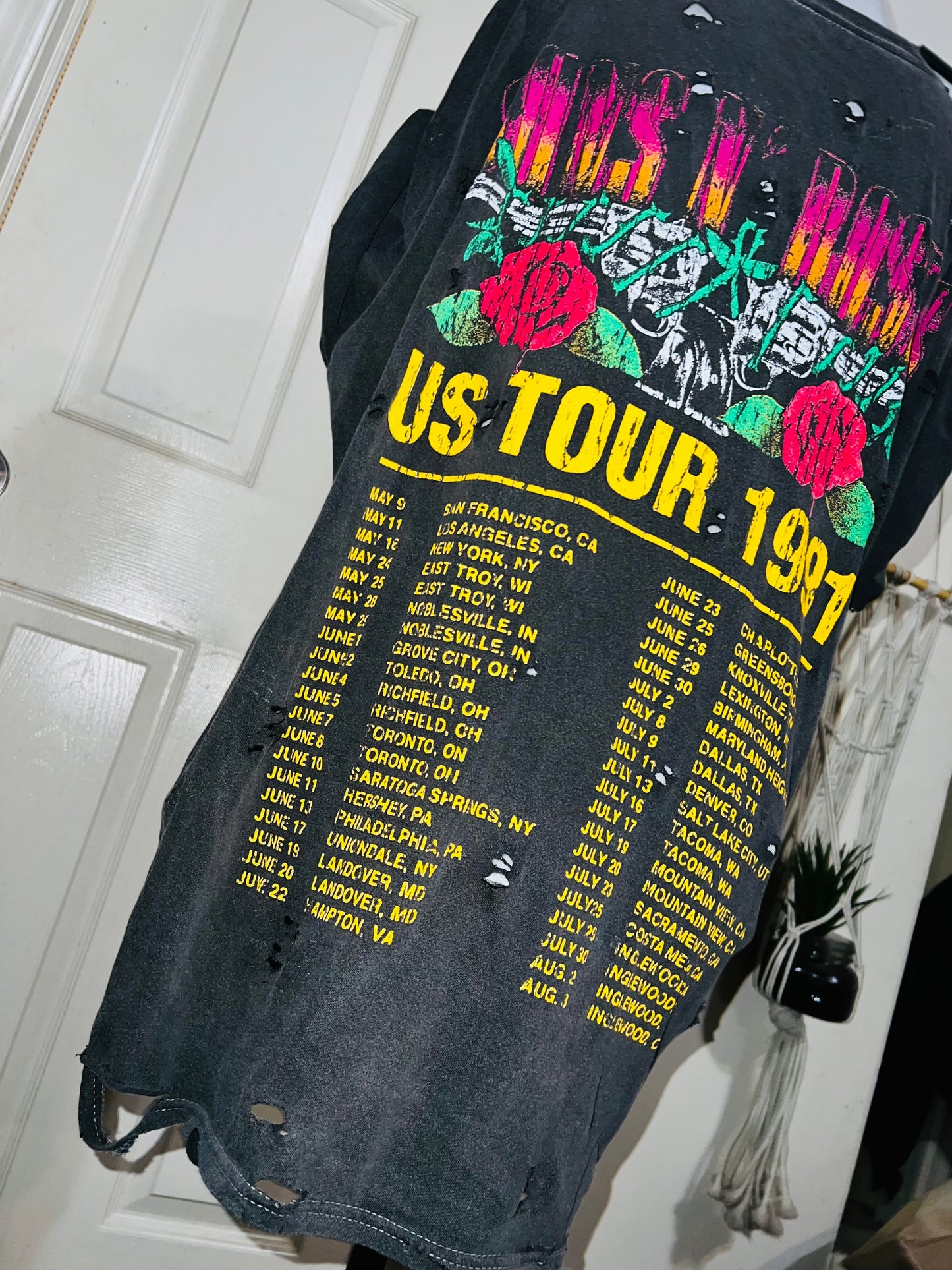 Guns n Roses Double Sided Oversized Tee/Dress