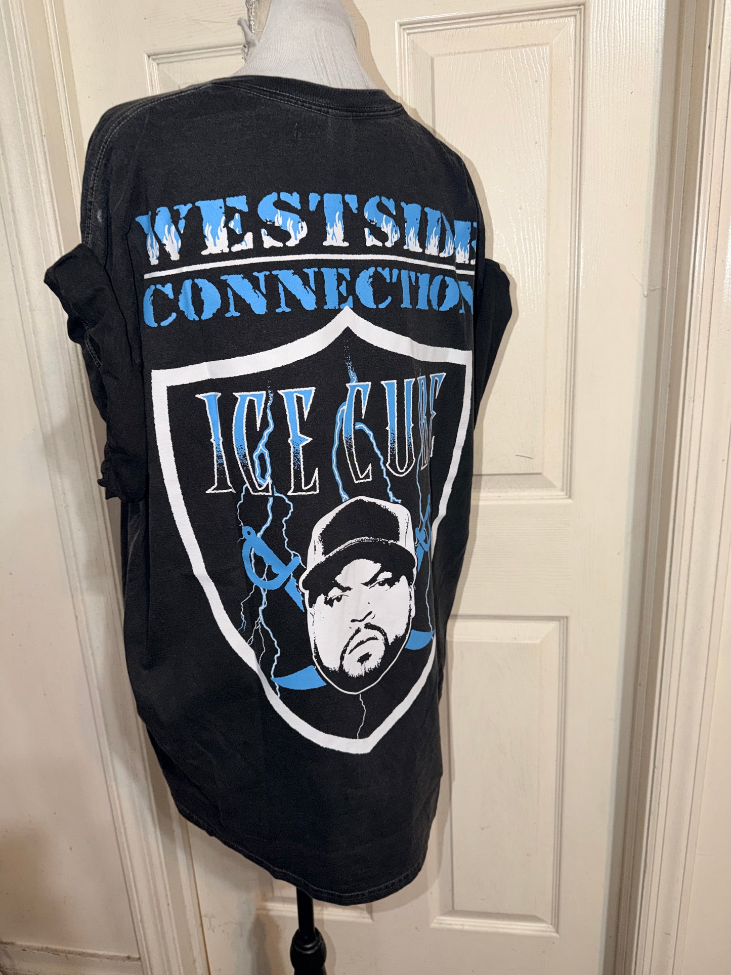 Ice Cube Double Sided Oversized Distressed Tee