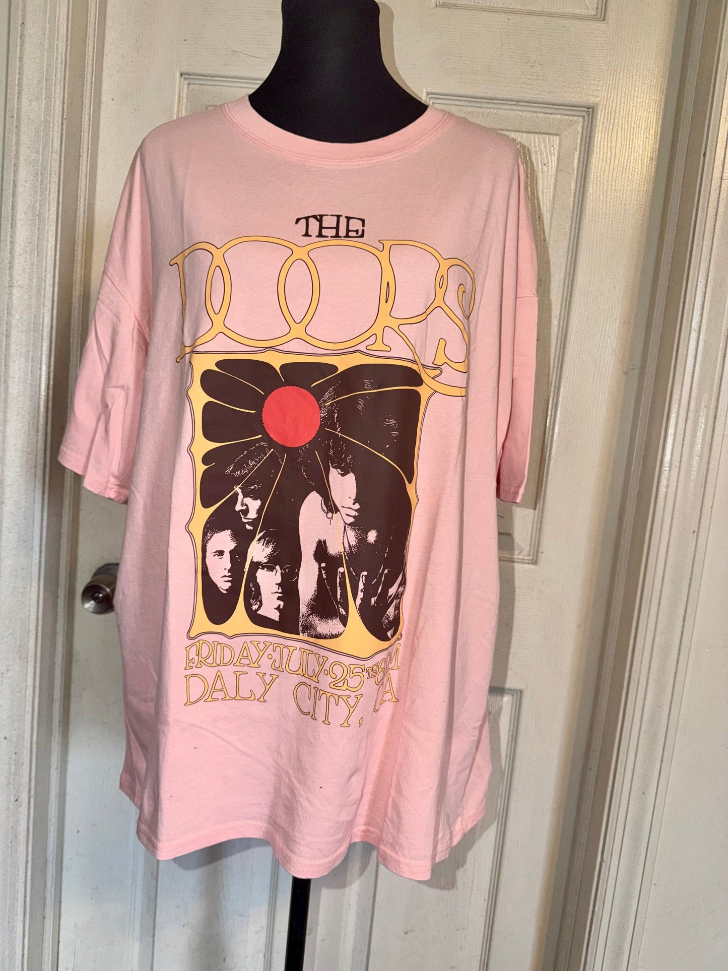 The Doors Oversized Distressed Tee
