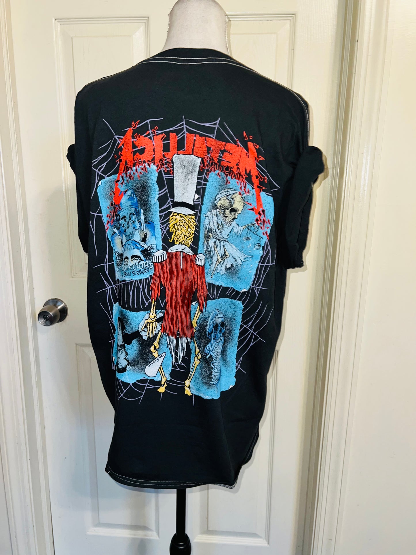 Metallica Double Sided Oversized Distressed Tee
