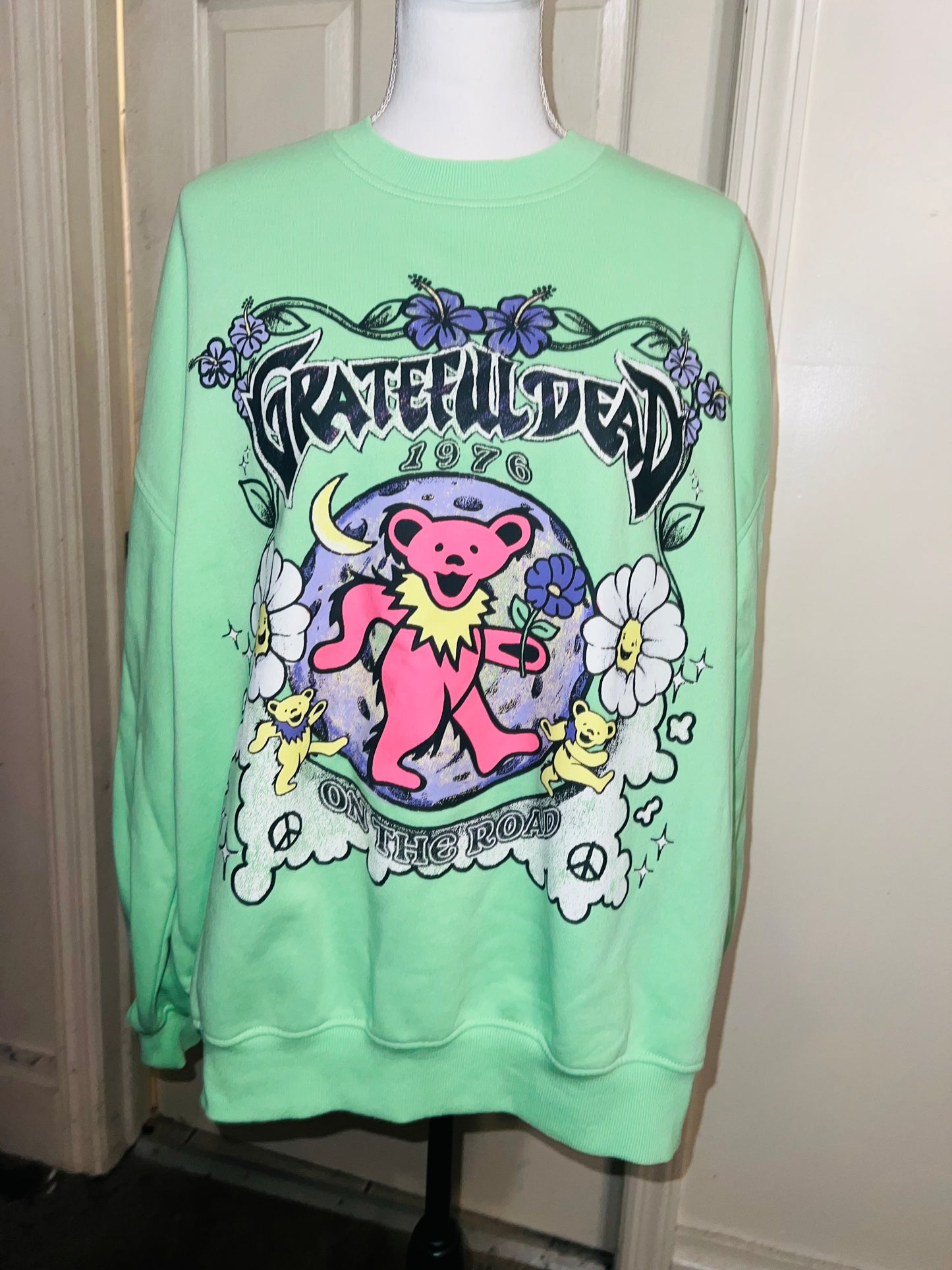 Grateful Dead Oversized Distressed Sweatshirt