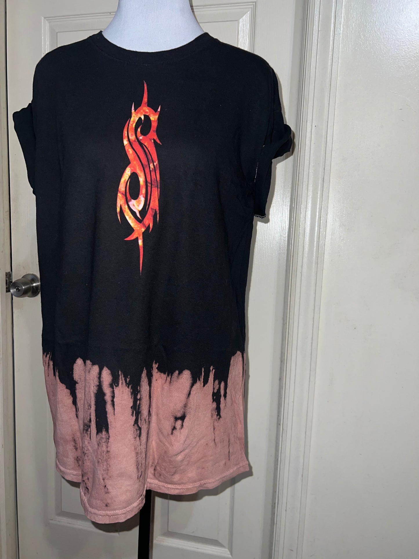 Slipknot Double Sided Oversized Distressed Tee