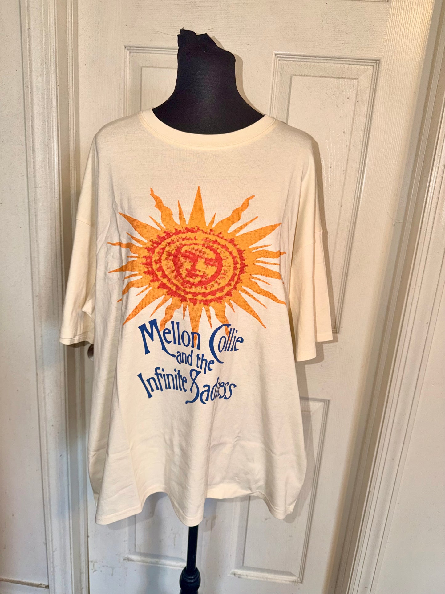 The Smashing Pumpkins Oversized Distressed Tee