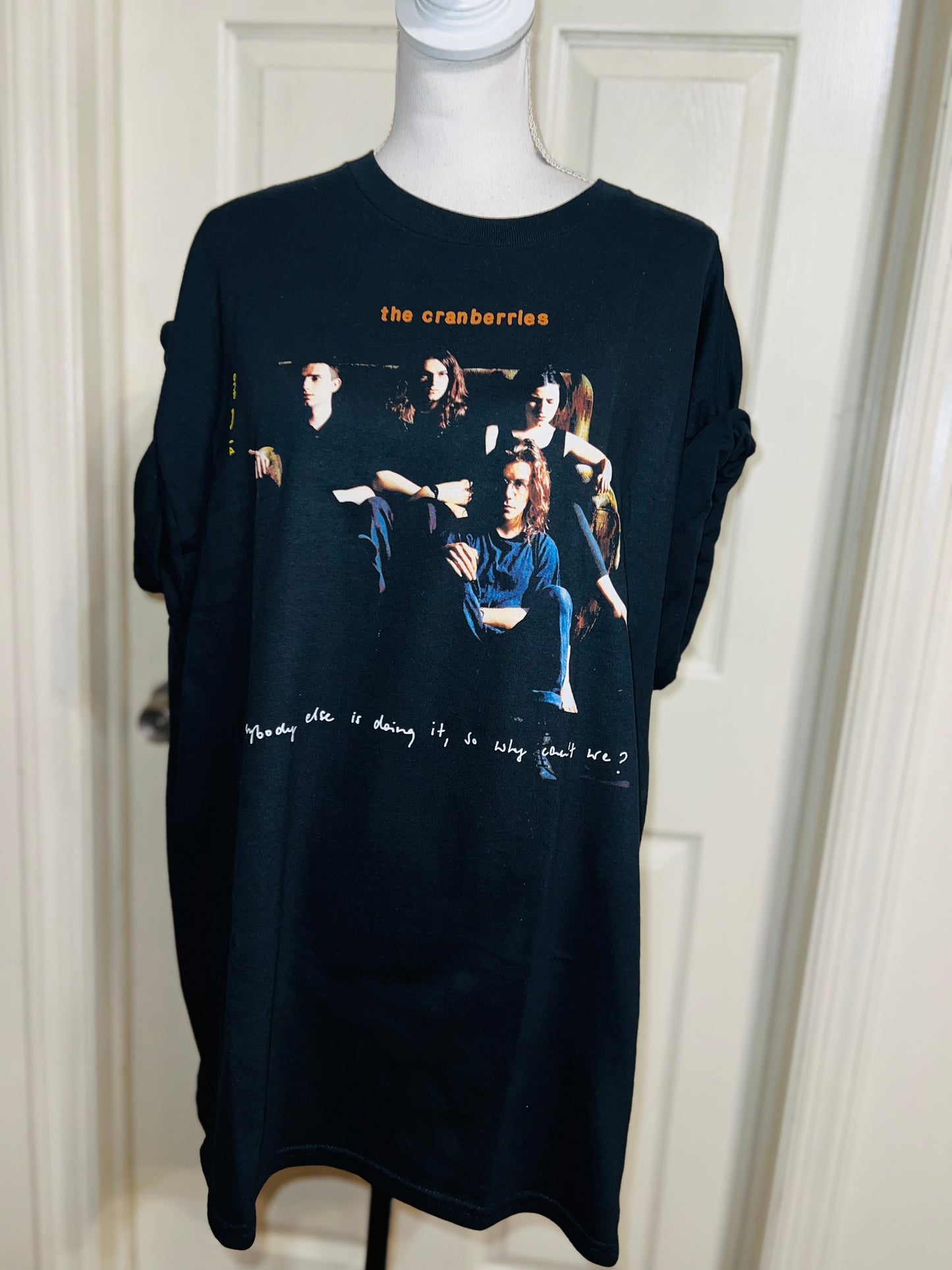 The Cranberries Oversized Distressed Tee