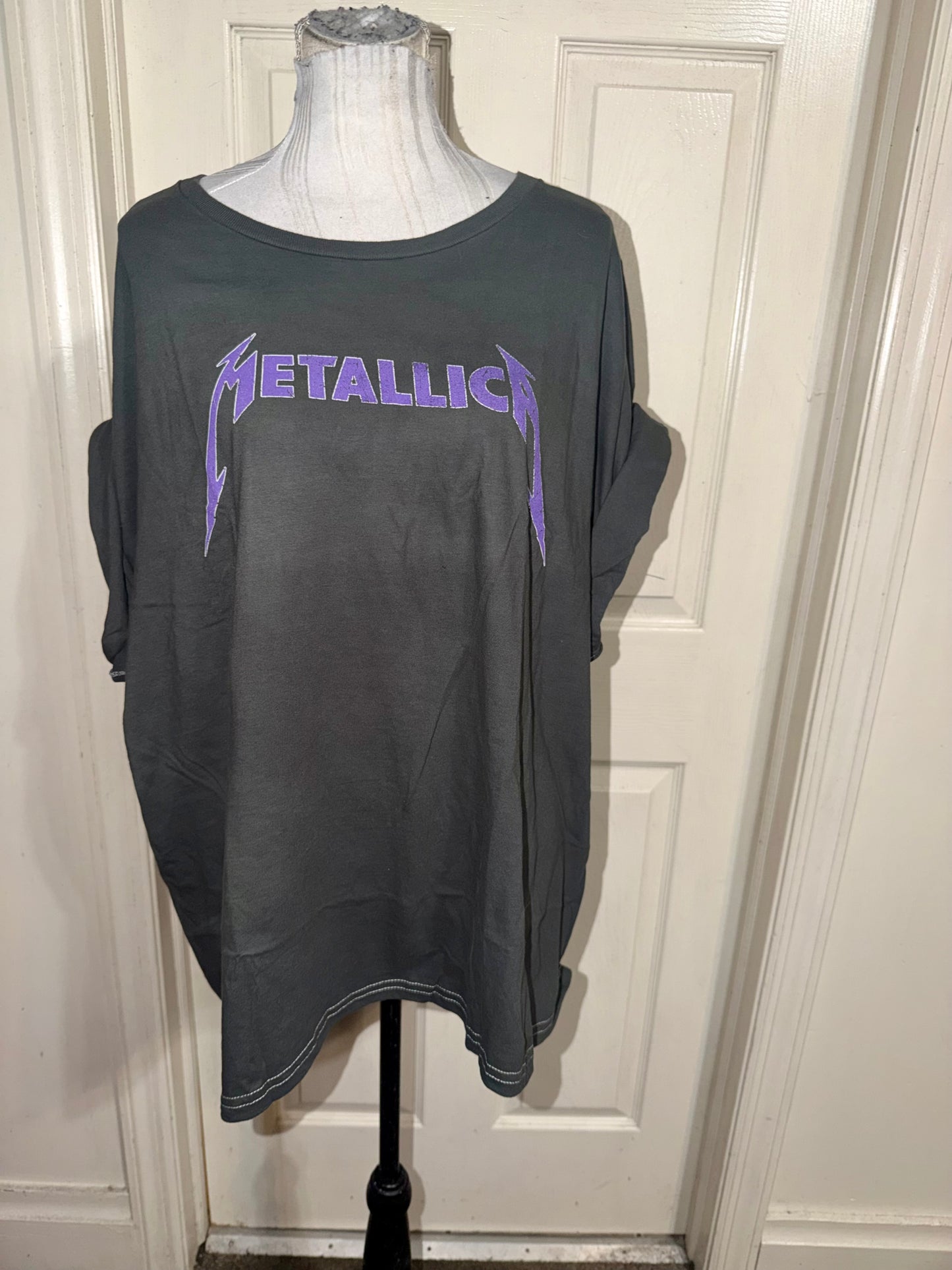 Metallica Double Sided Oversized Distressed Tee