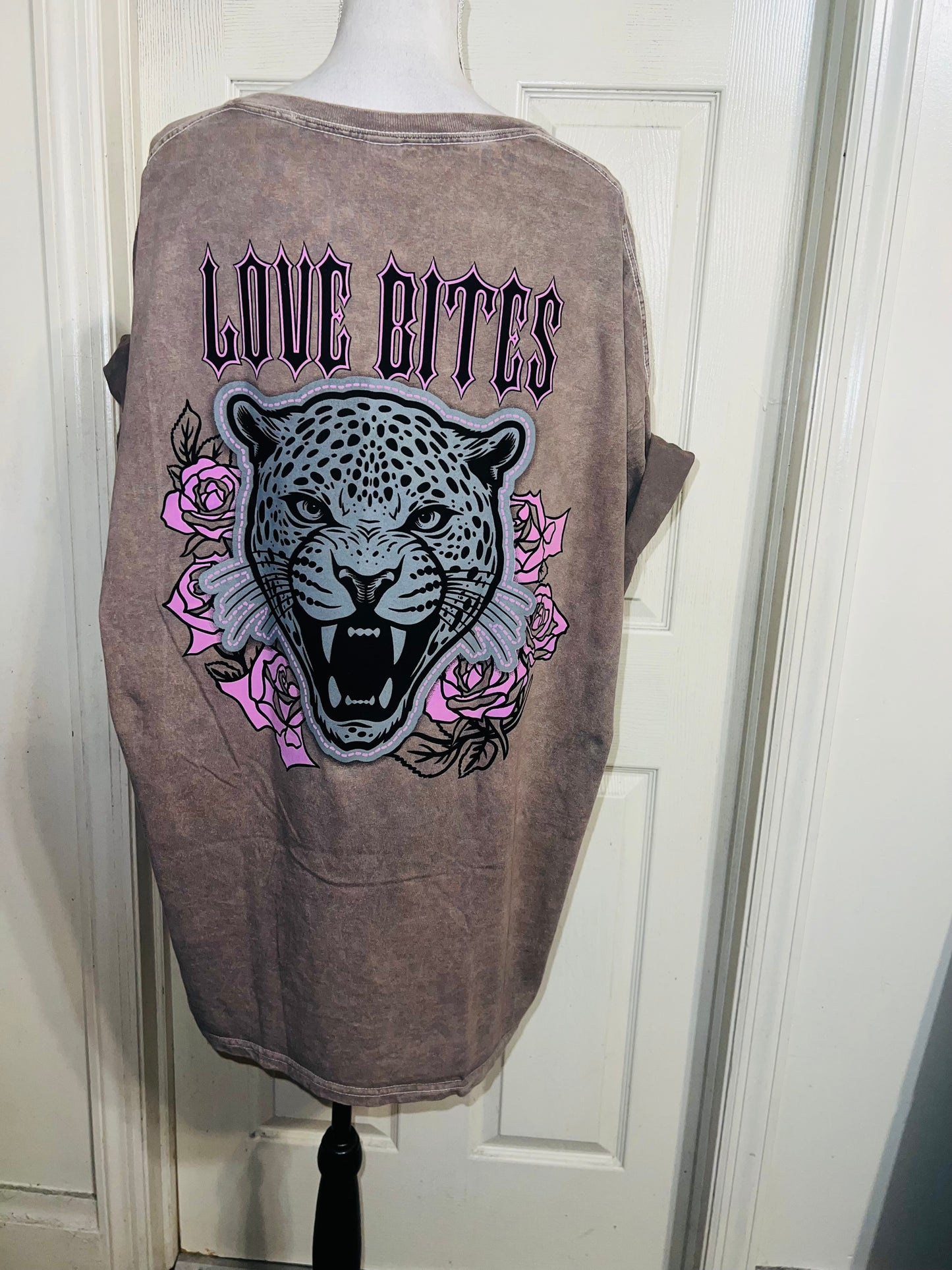Def Leppard Double Sided Oversized Distressed Tee