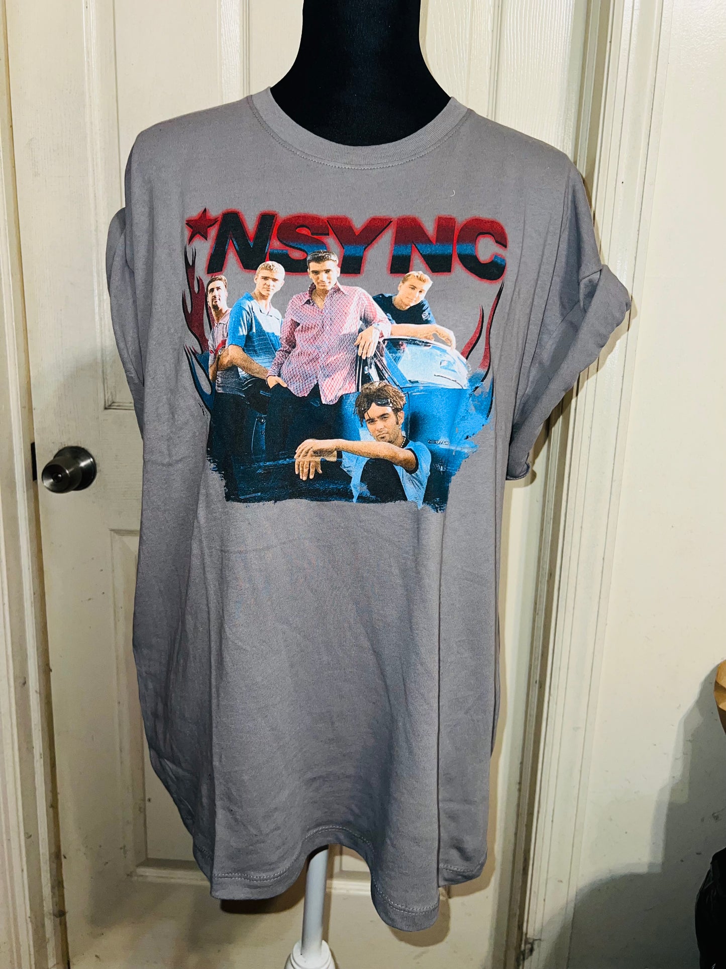 NSYNC Oversized Distressed Tee