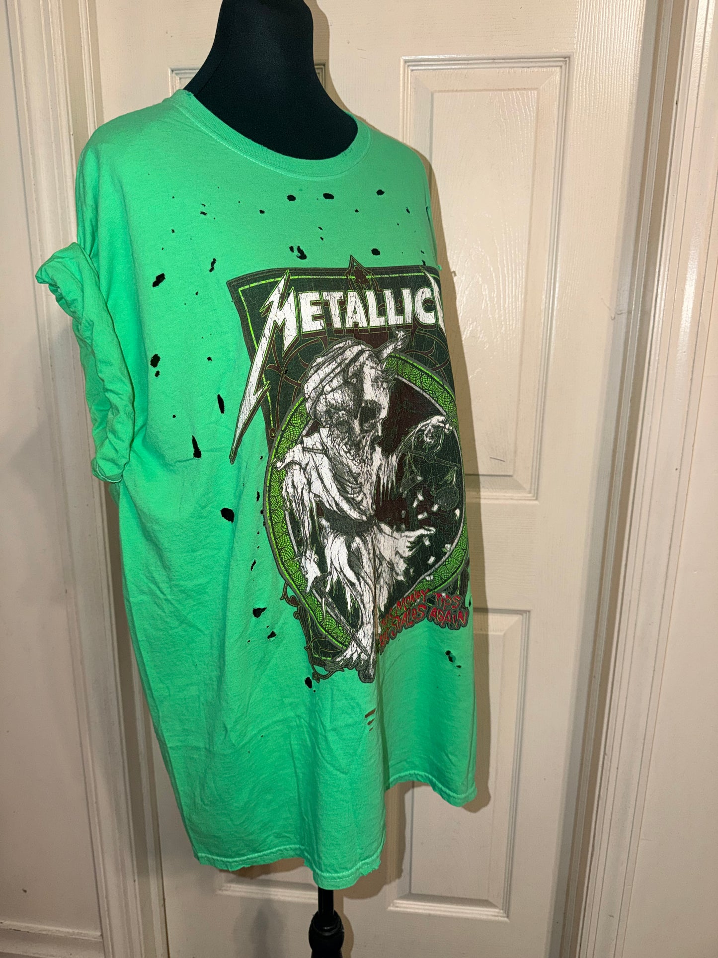 Metallica Oversized Distressed Tee
