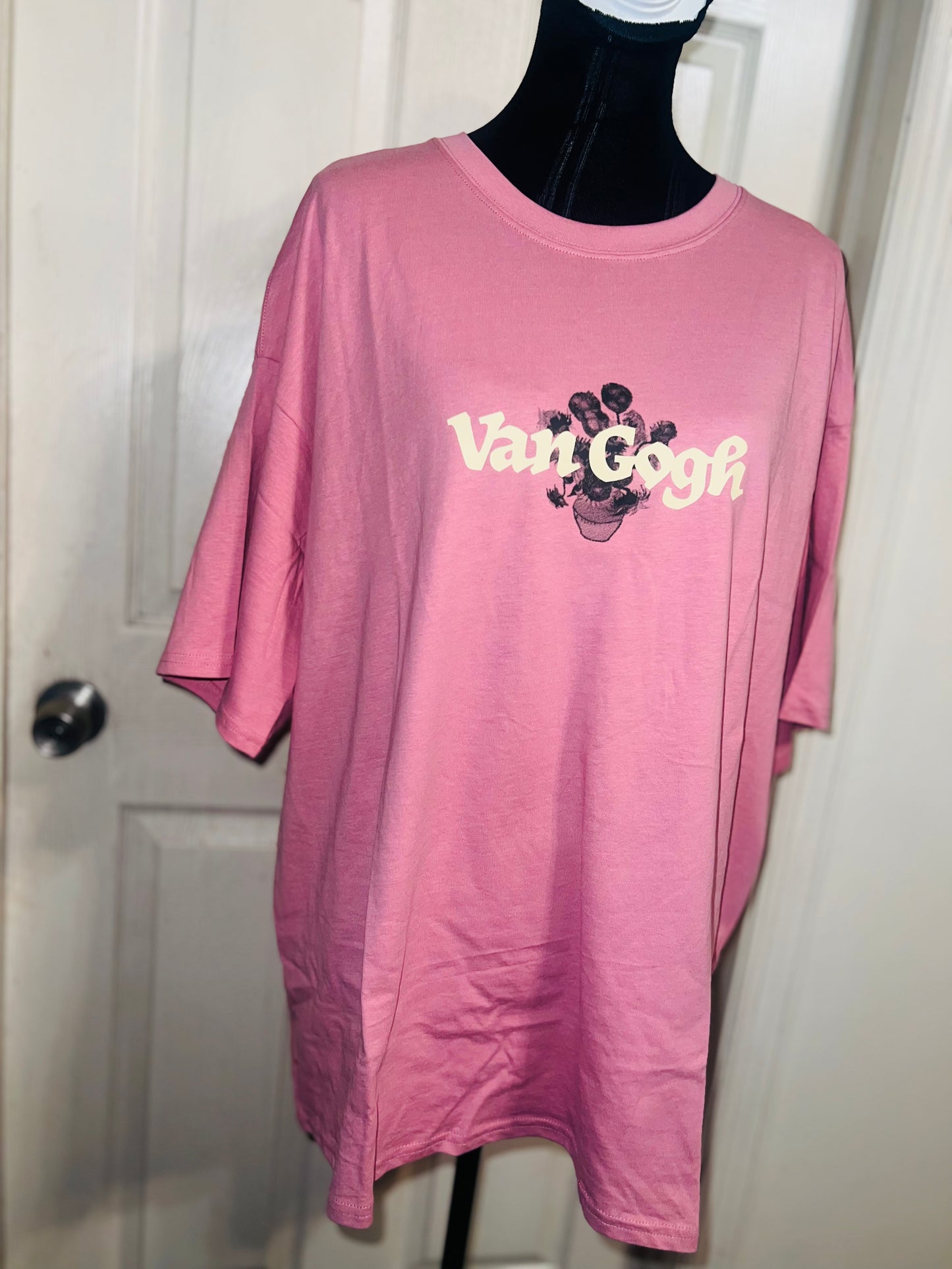 Vincent Van Gogh Double Sided Oversized Distressed Tee