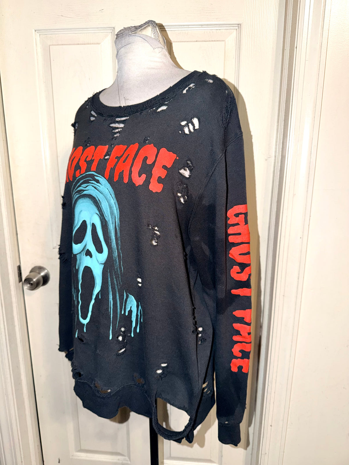 Ghostface Halloween Oversized Sweatshirt