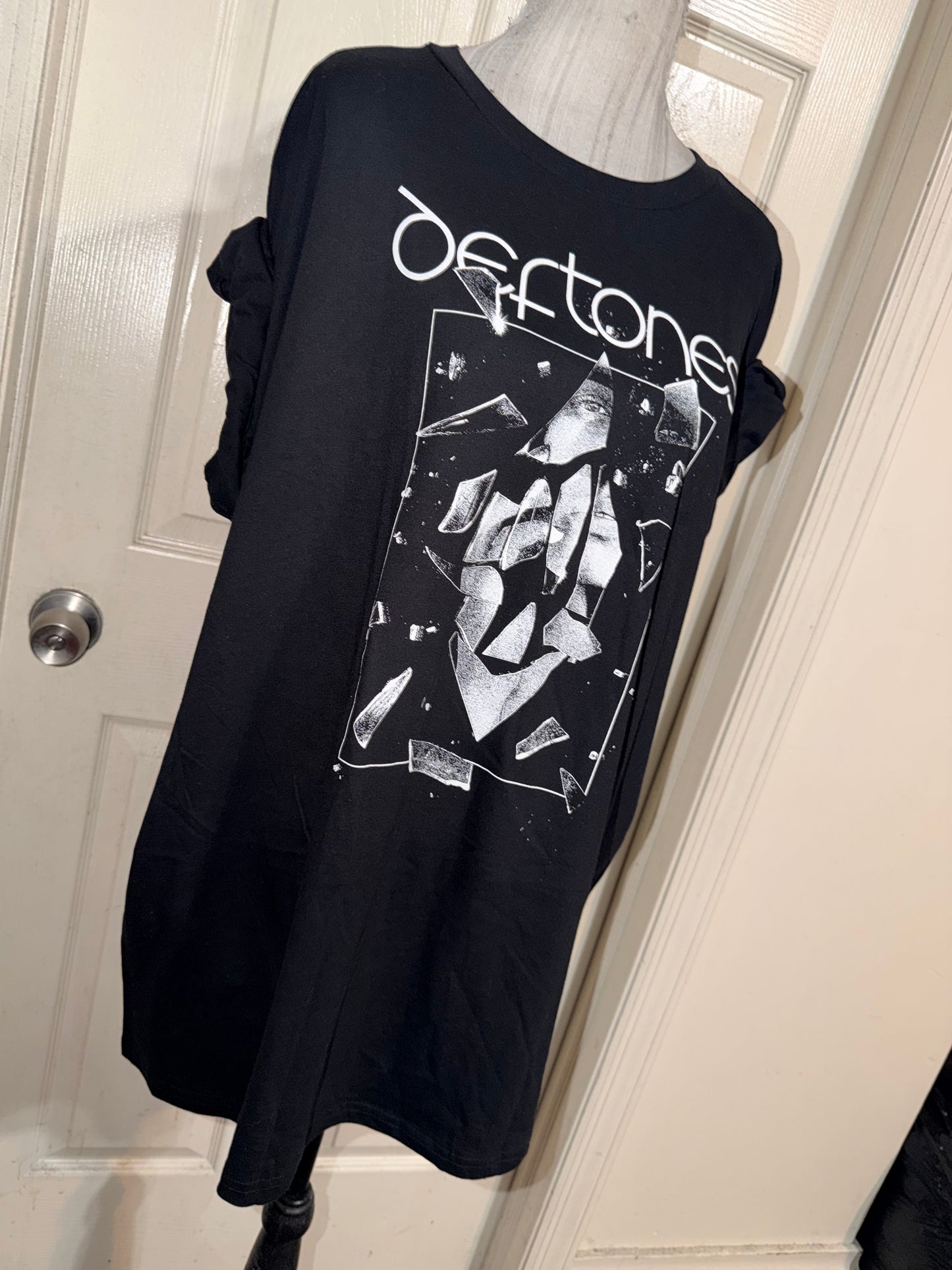 Deftones Oversized Distressed Tee