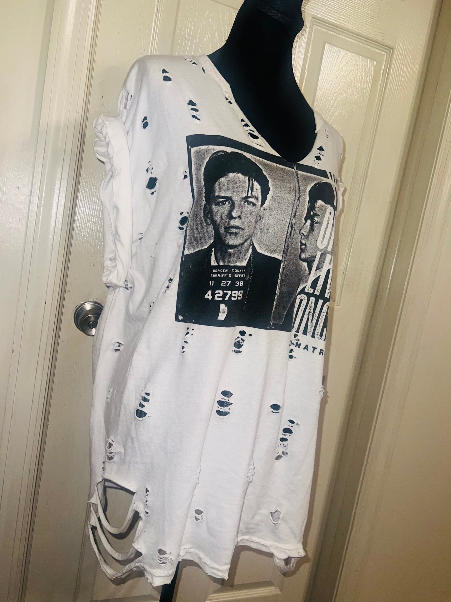 Frank Sinatra Oversized Distressed Tee