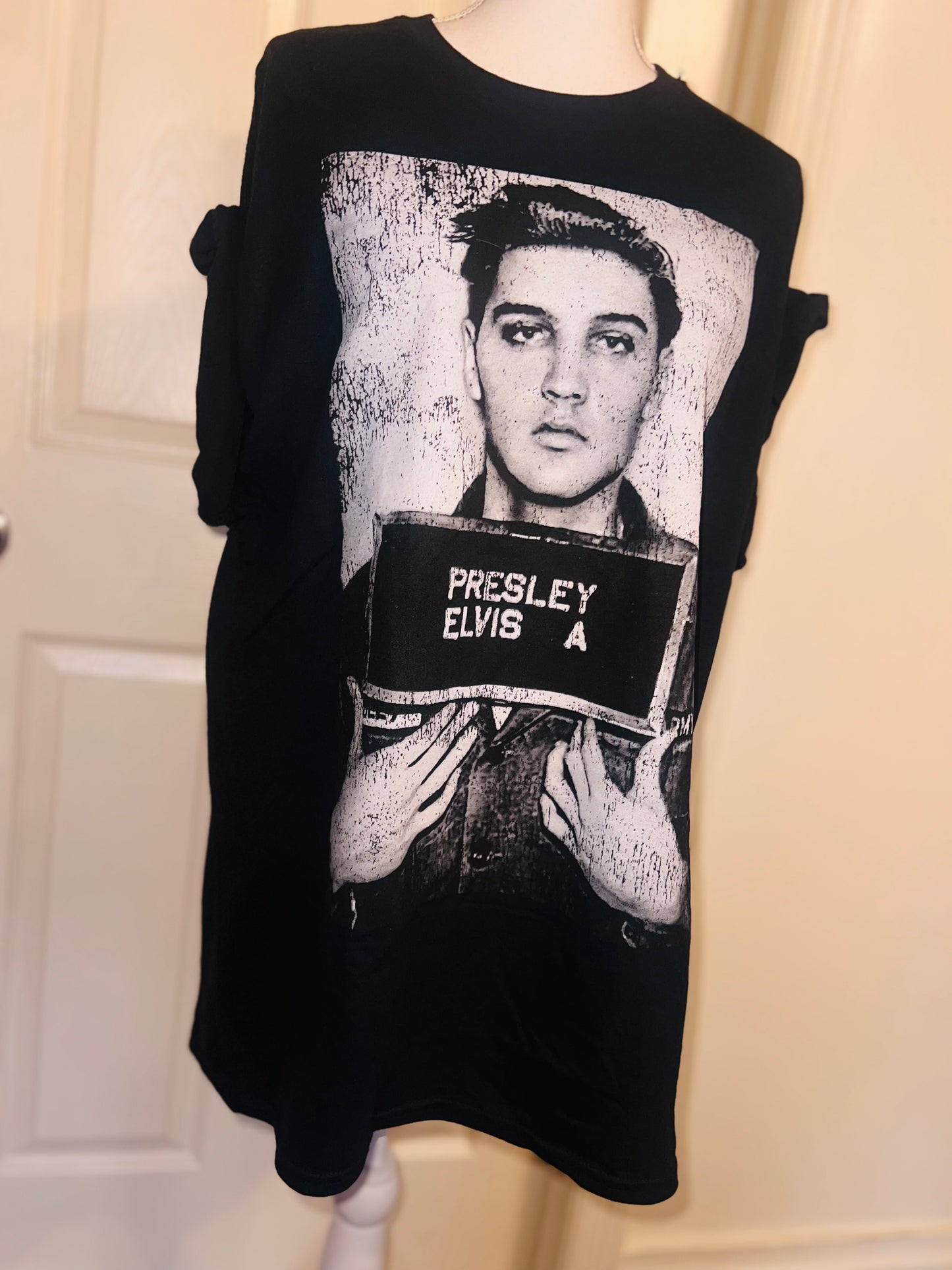 Elvis Oversized Distressed Tee