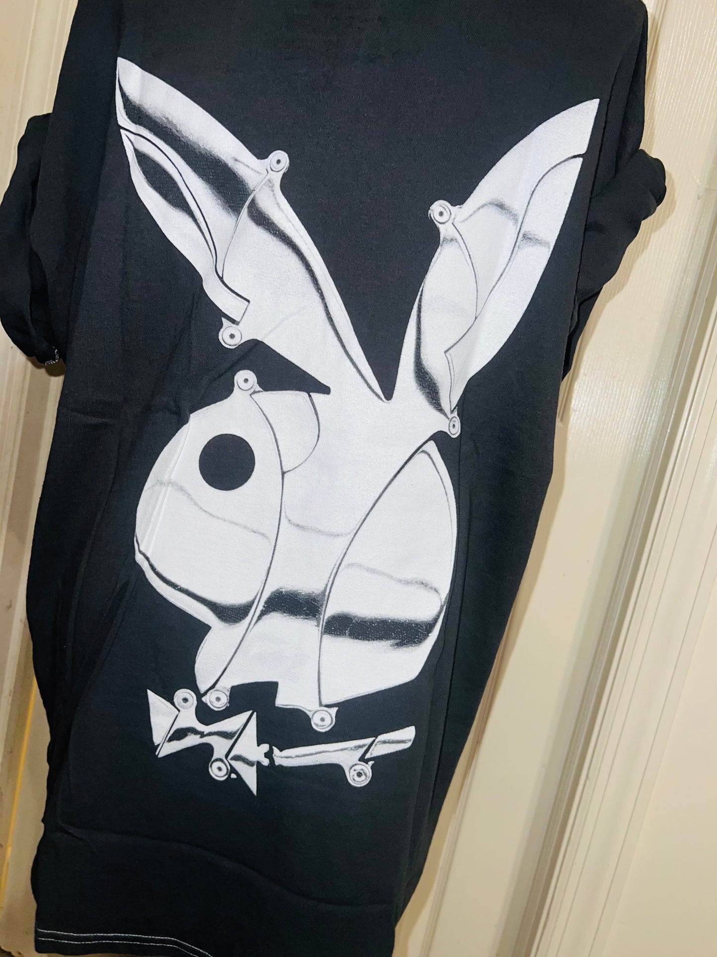 Playboy Skateboard Double Sided Distressed Tee
