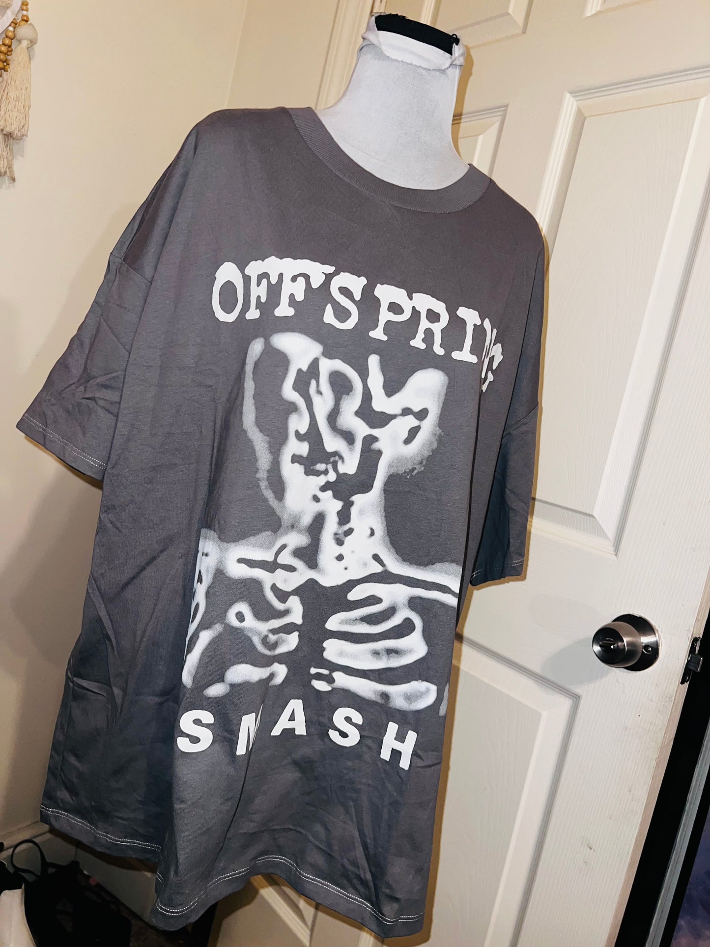 The Offspring “Smash” Oversized Distressed Tee