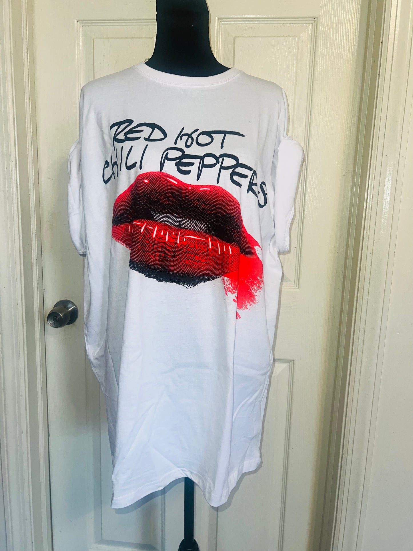 Red Hot Chili Peppers Oversized Distressed Tee