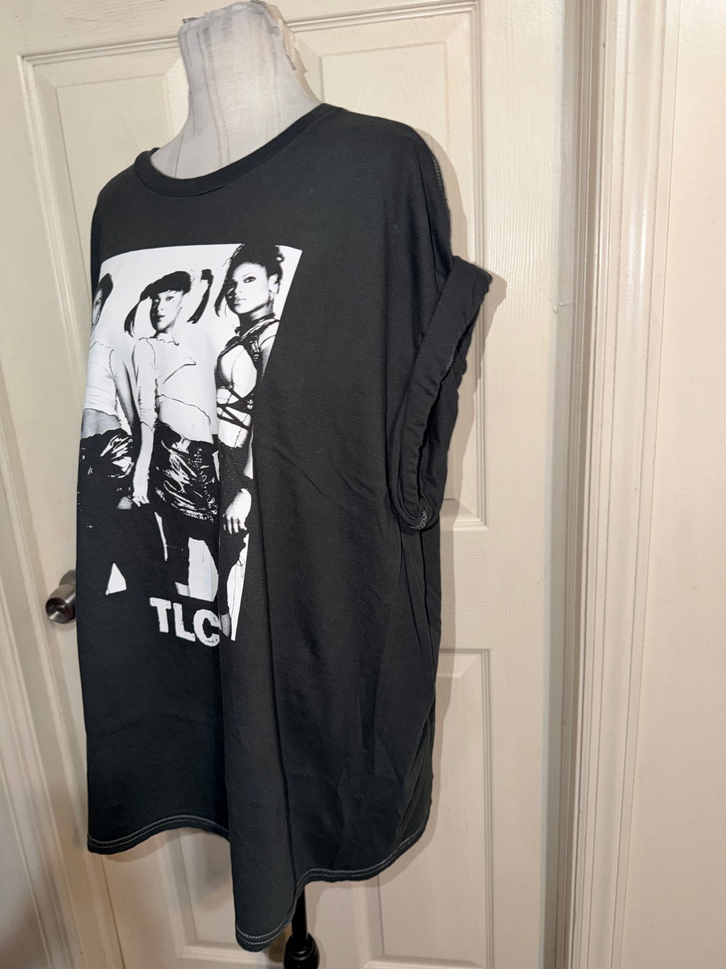 TLC Oversized Distressed Tee