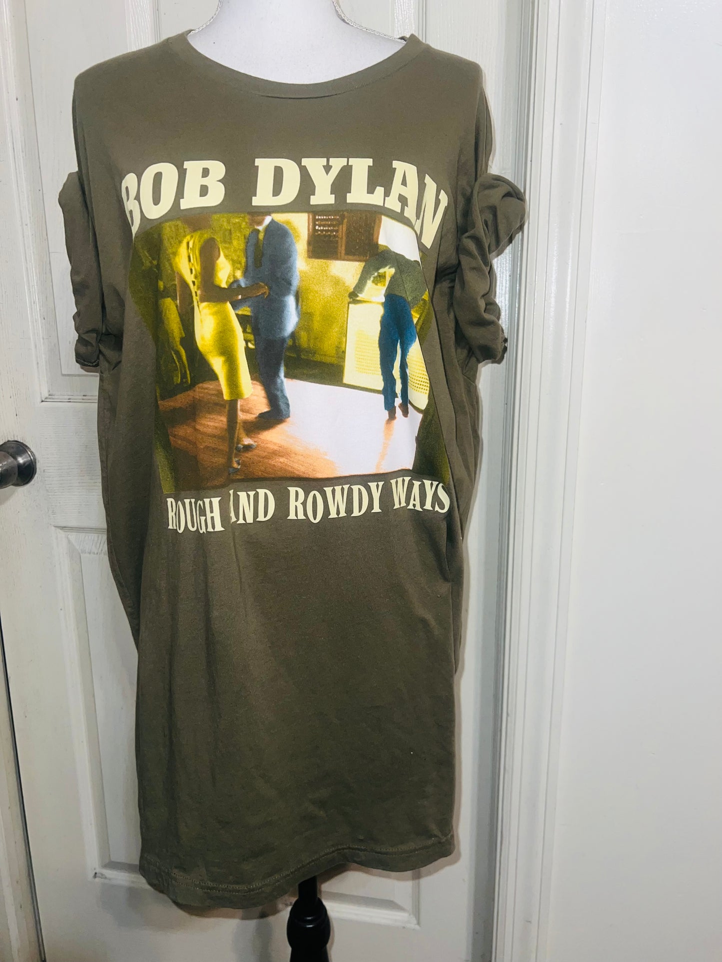 Bob Dylan Double Sided Vintage Oversized Distressed Tee