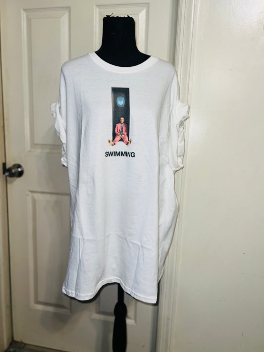 Mac Miller Swimming Double Sided Oversized Tee