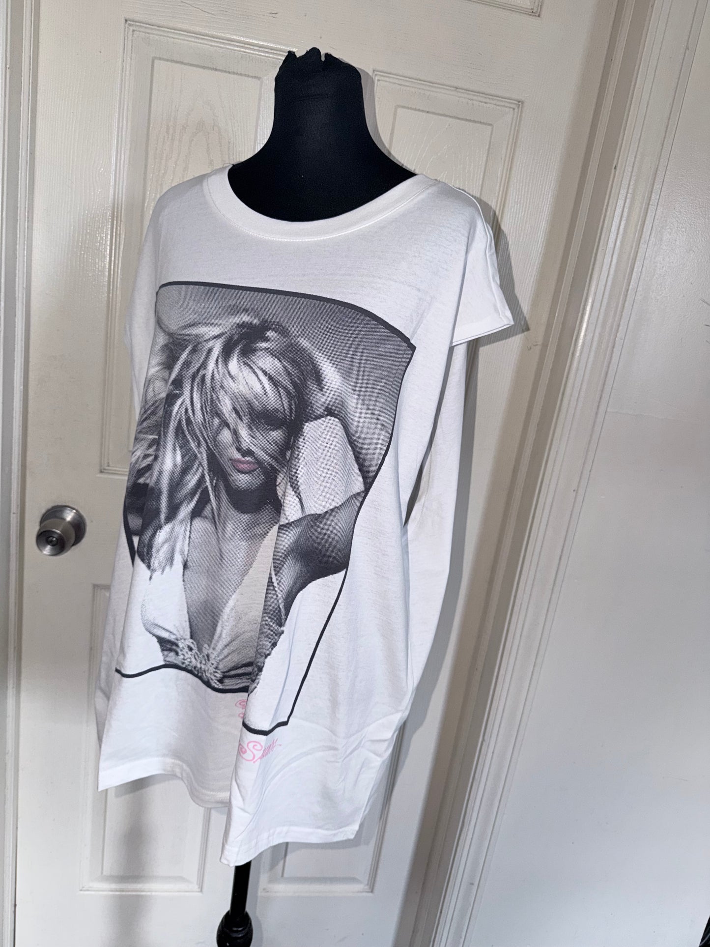 Britney Spears Oversized Distressed Tank