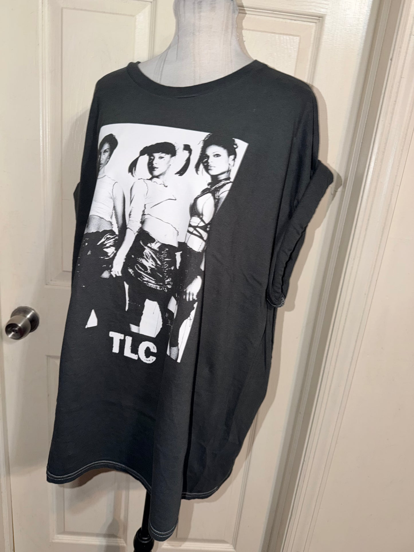 TLC Oversized Distressed Tee