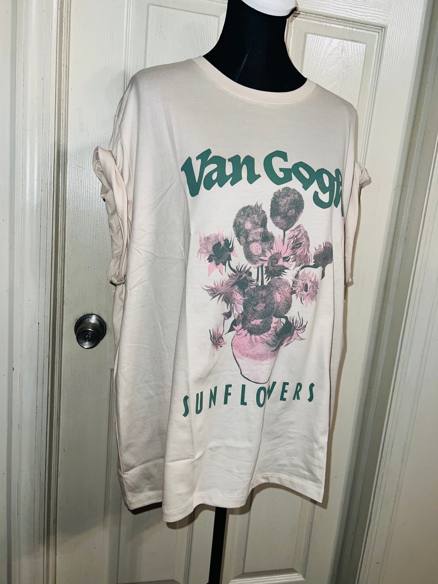 Vincent Van Gogh Oversized Distressed Tee