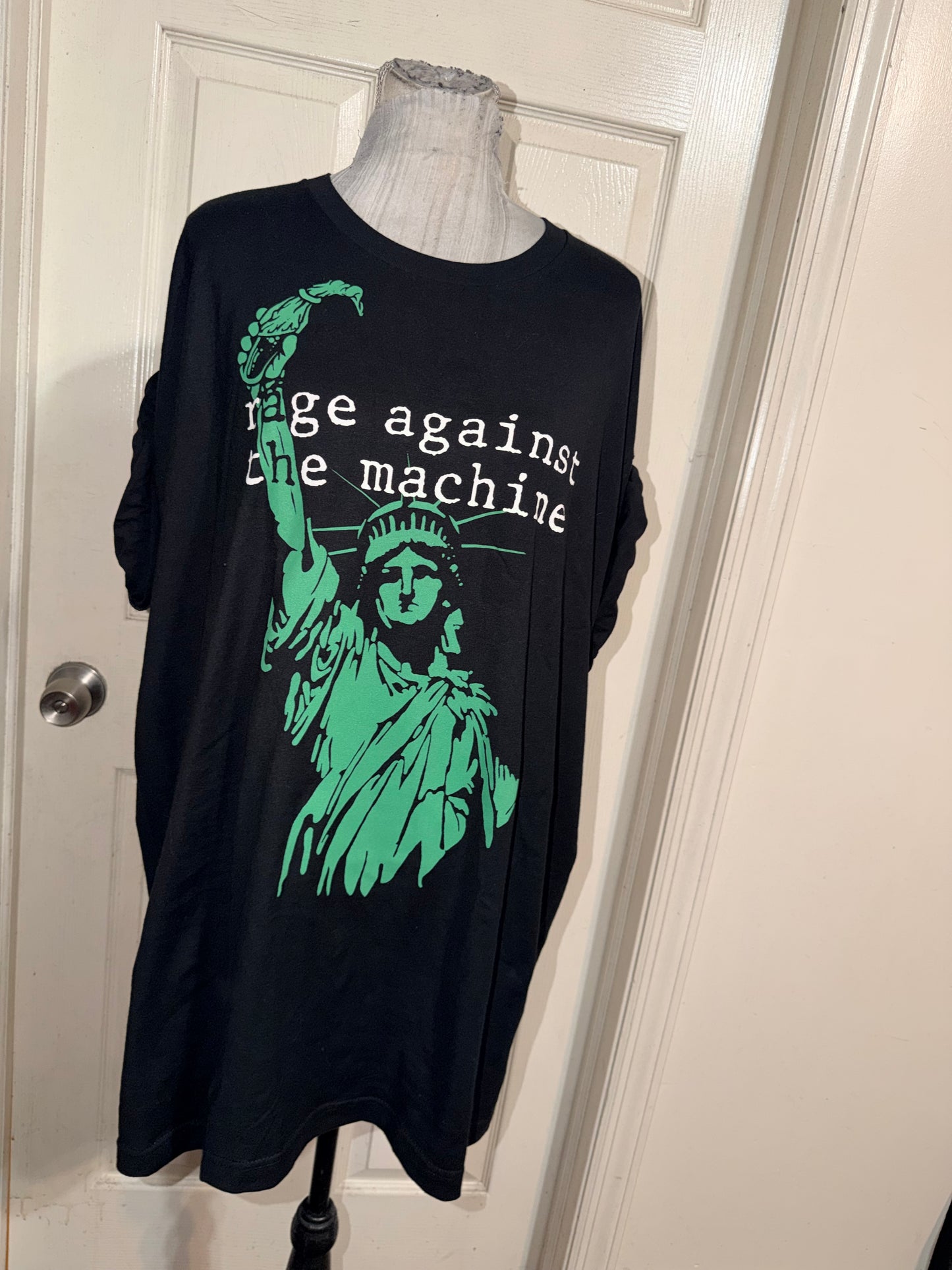 Rage Against the Machine Oversized Distressed Tee