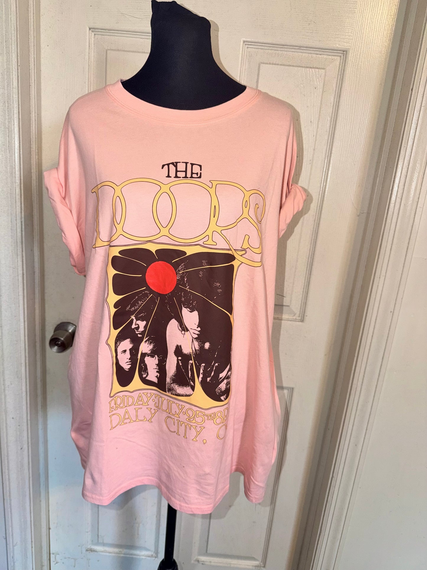 The Doors Oversized Distressed Tee