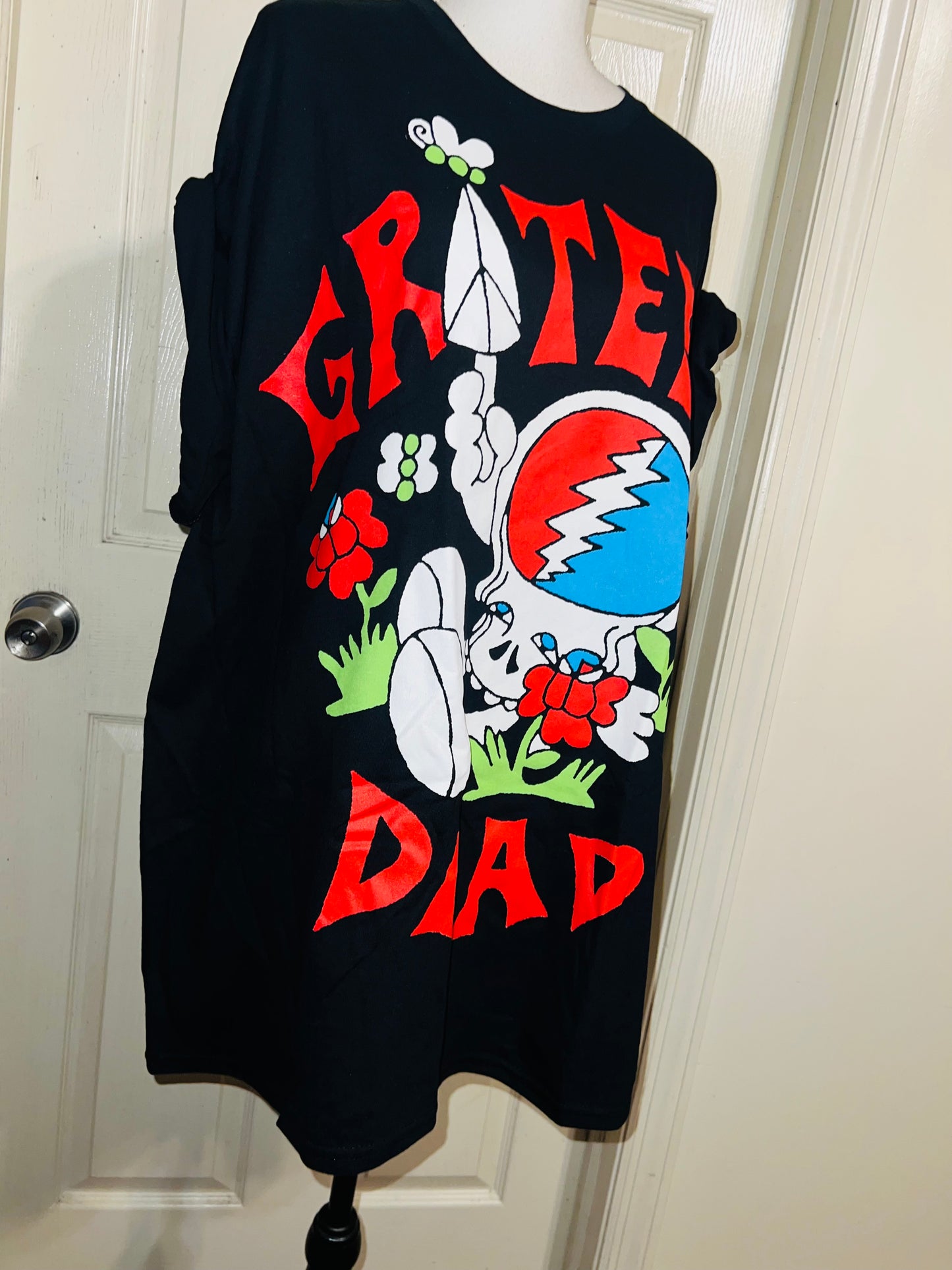 Grateful Dead Oversized Distressed Tee