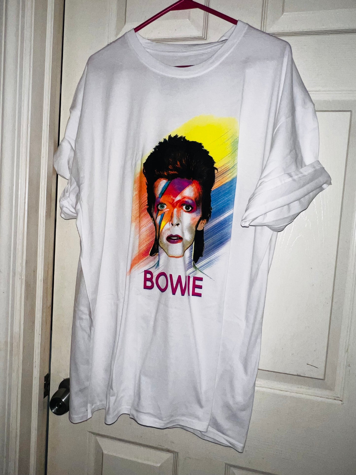 David Bowie Oversized Distressed Tee