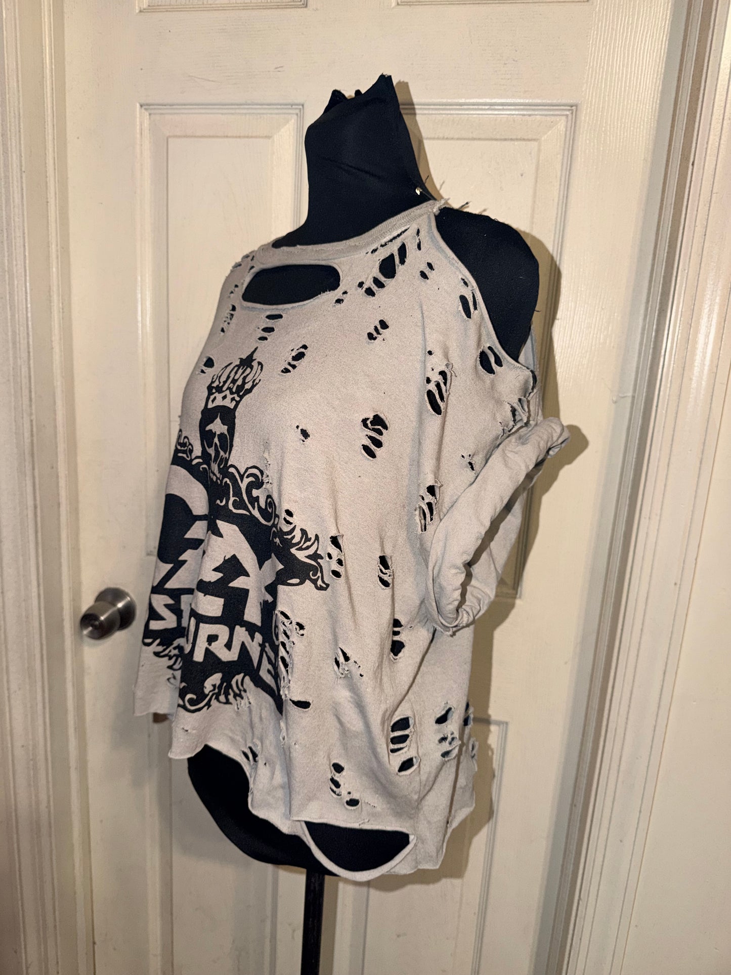 Ozzy Osbourne Oversized Distressed Tee (As Is)
