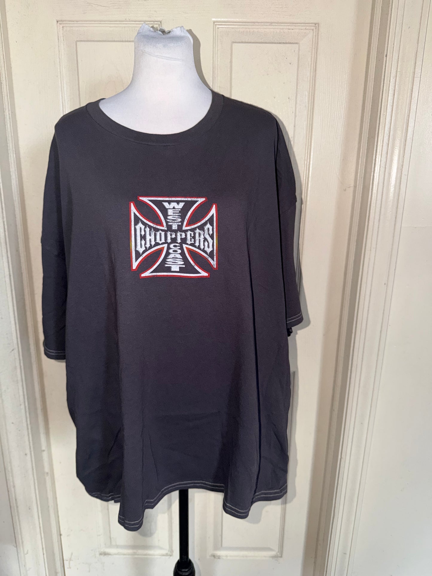 West Coast Choppers Double Sided Oversized Distressed Tre
