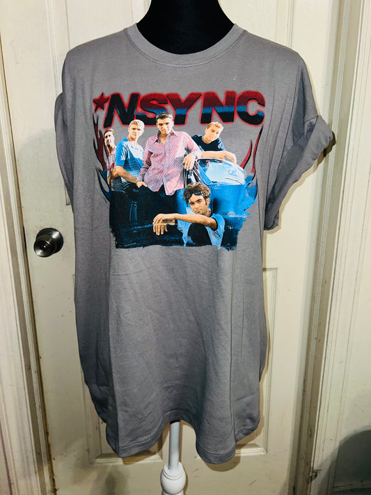 NSYNC Oversized Distressed Tee