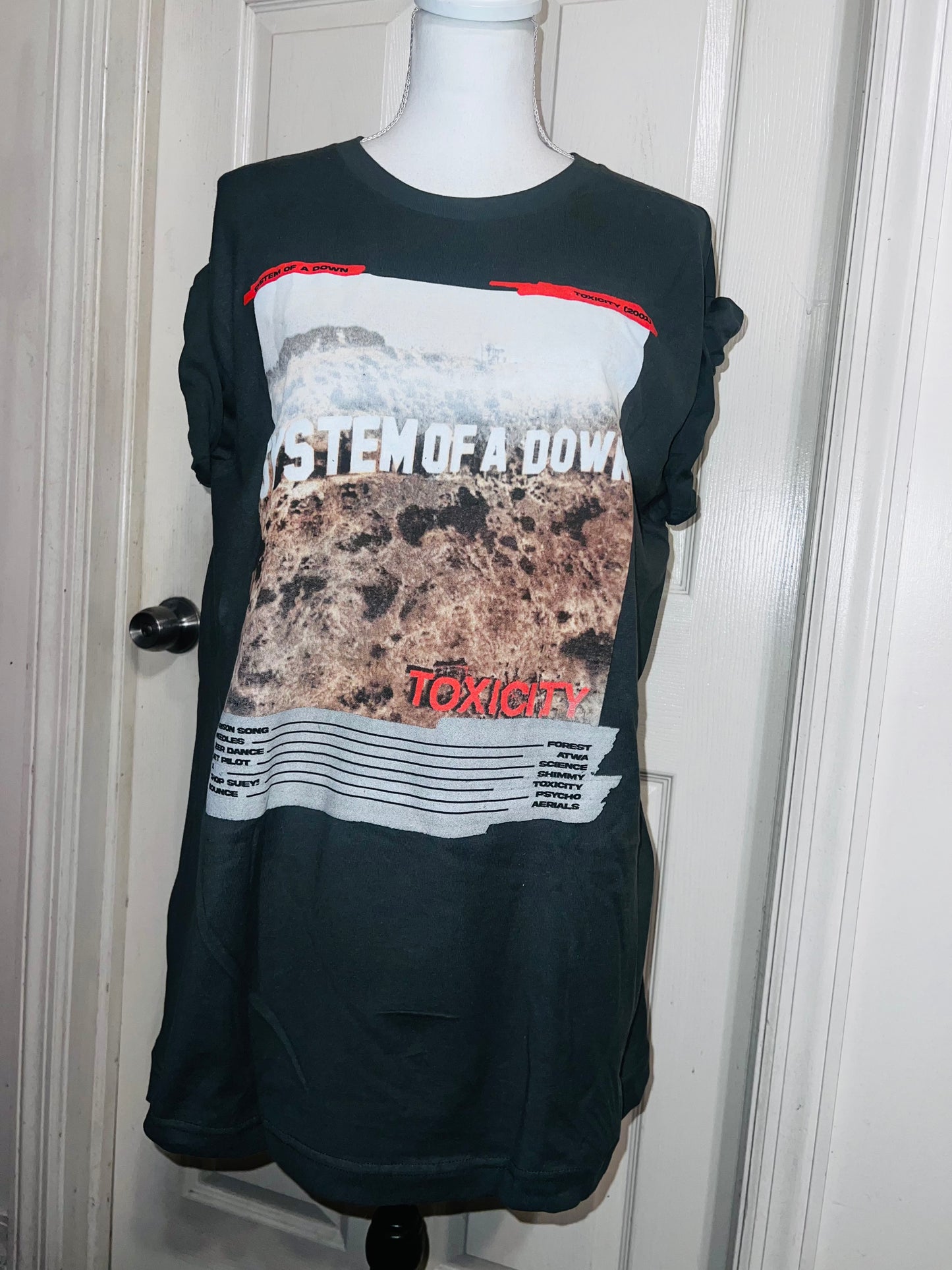 System of a Down Oversized Distressed Tee