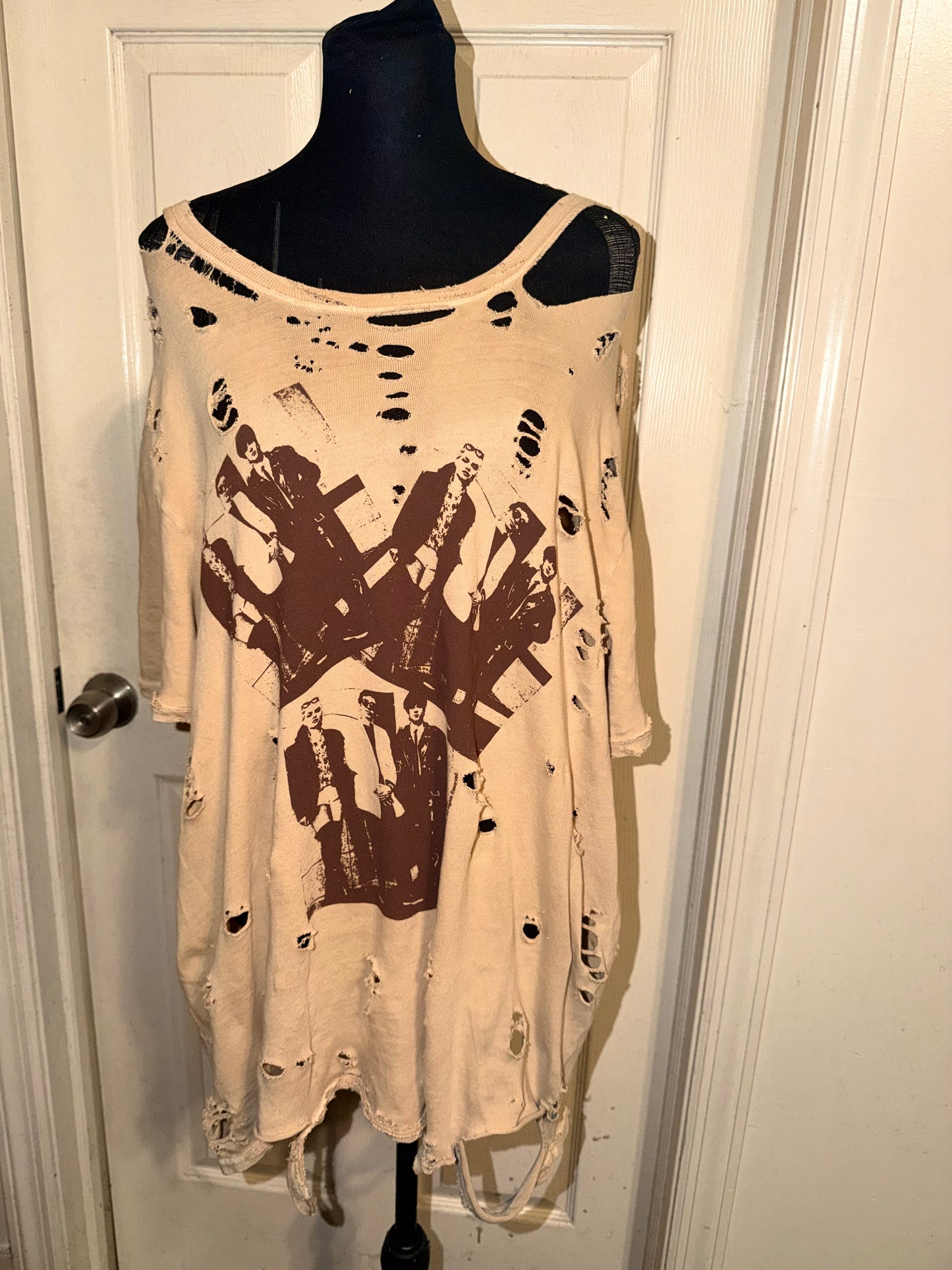 Blondie Double Sided Oversized Distressed Tee (as is)