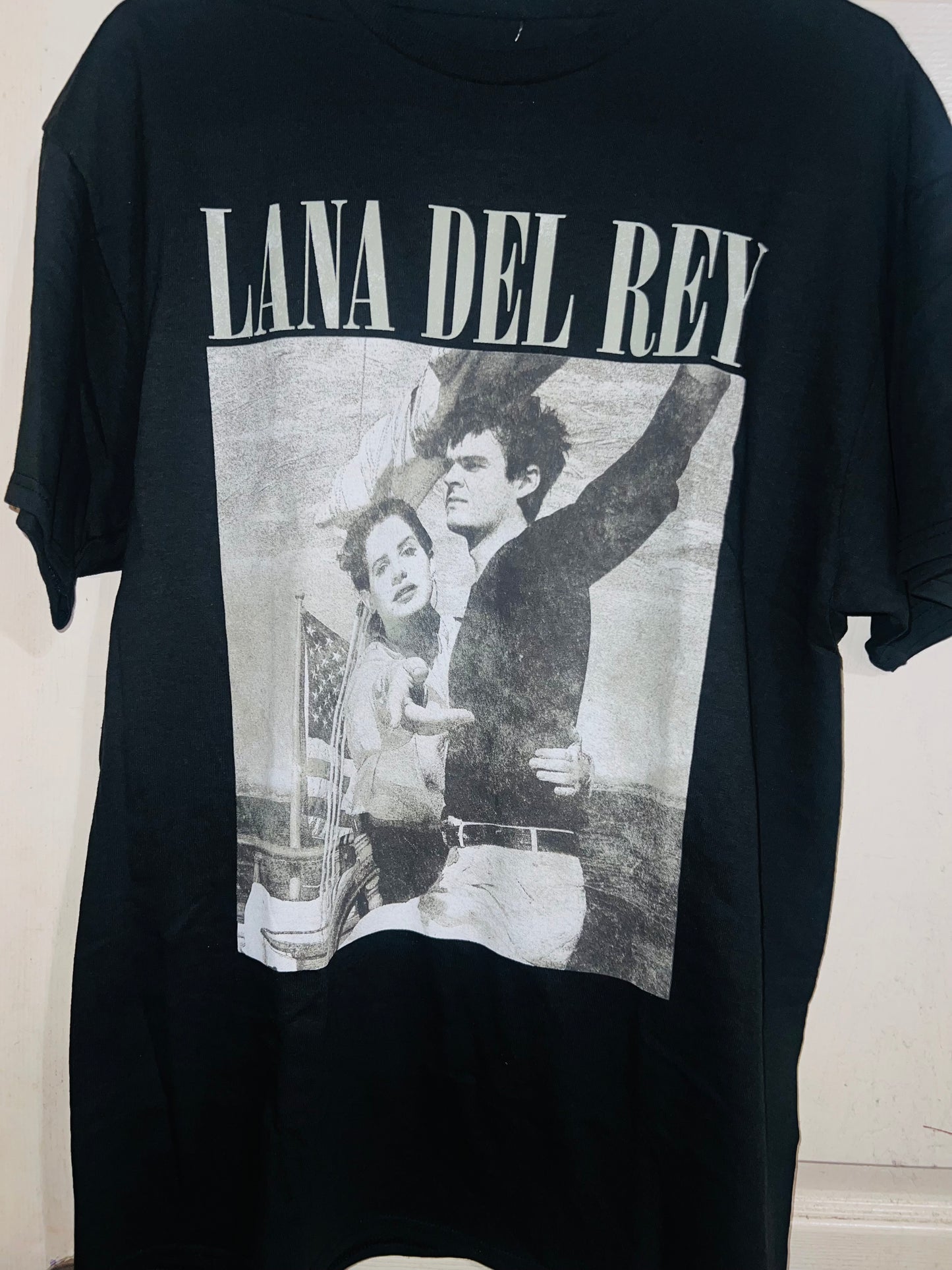 Lana Del Rey Norman Fing Rockwell Oversized Distressed Tee