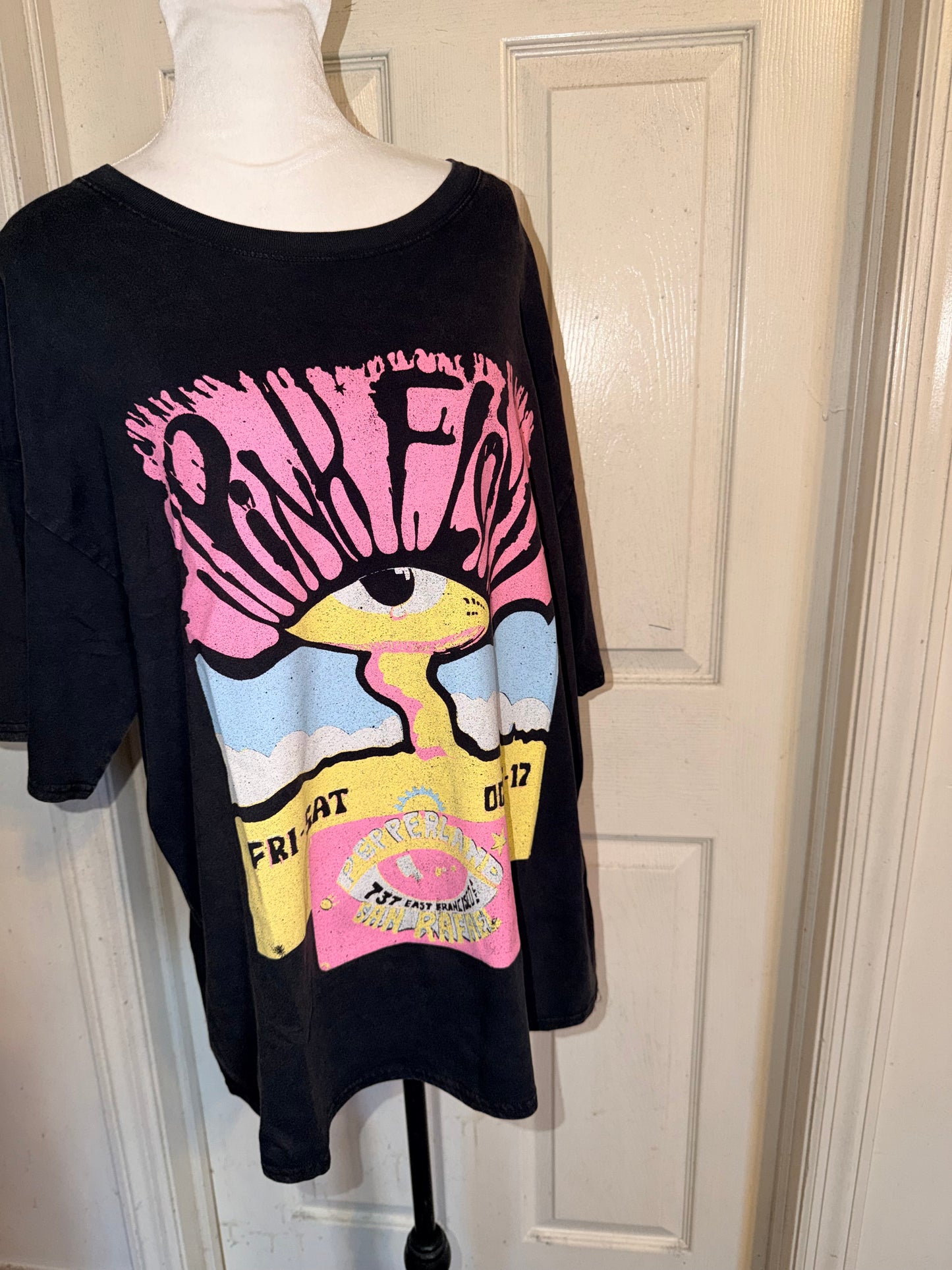 Pink Floyd Oversized Distressed Tee