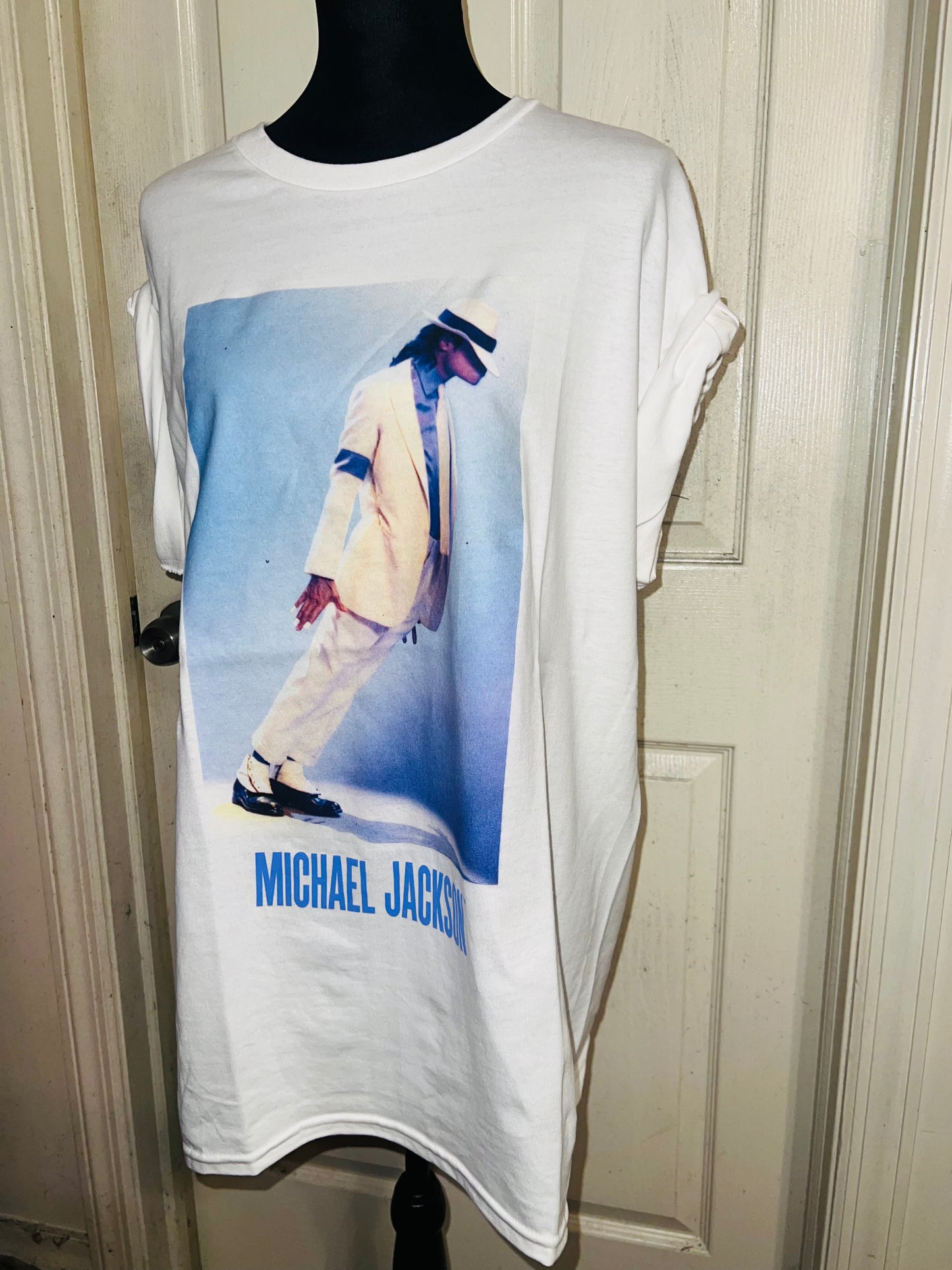 Michael Jackson Oversized Distressed T-Shirt