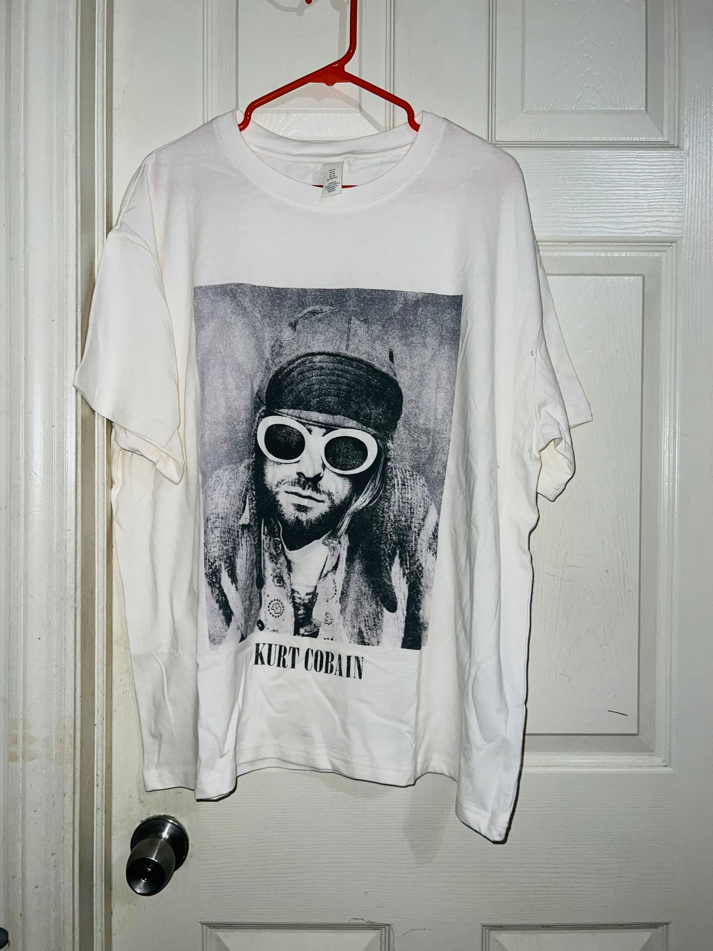 Kurt Cobain Oversized Distressed Tee