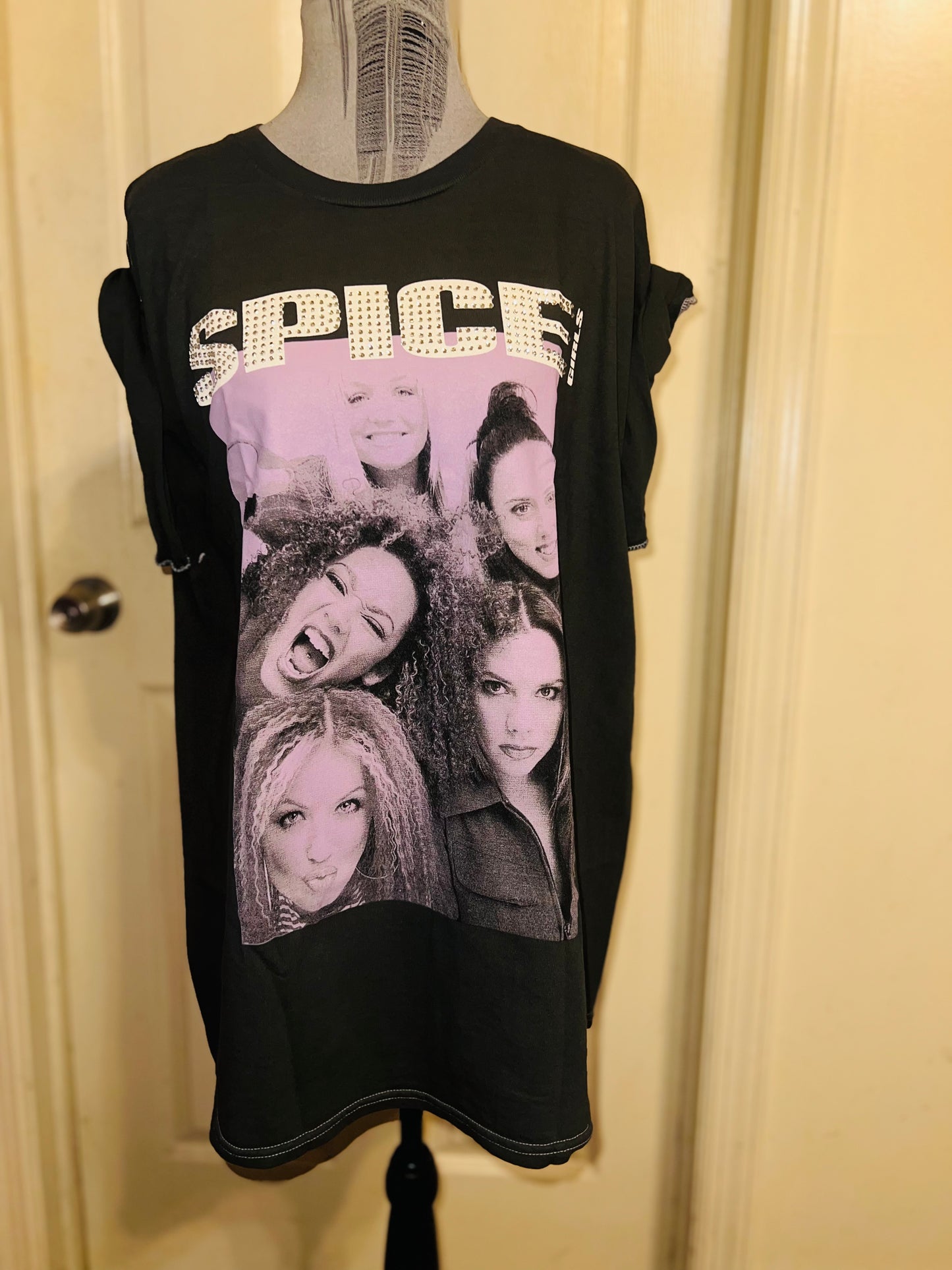 The Spice Girls Oversized Distressed Tee