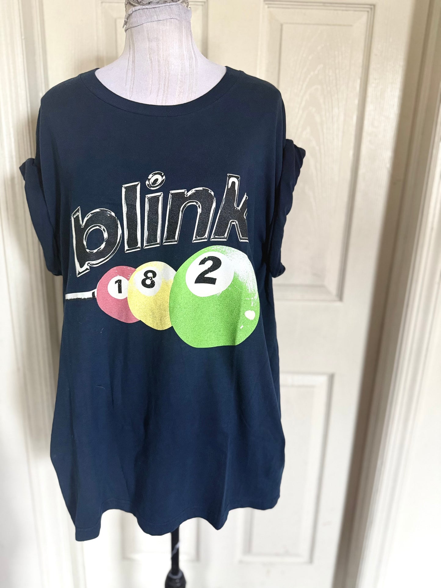 Blink-182 Oversized Distressed Tee