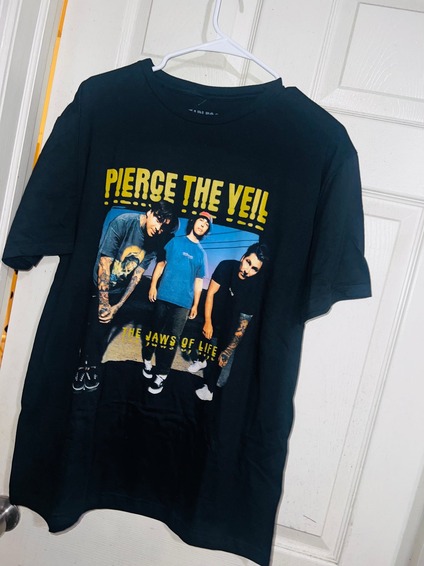 Pierce the Veil Oversized Distressed Tee