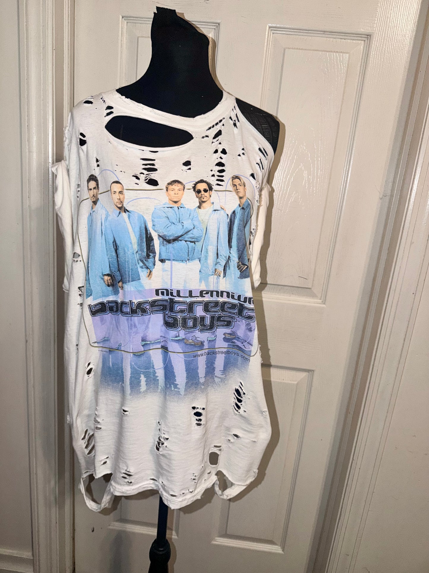 Backstreet Boys Vintage Double Sided Distressed Tee (as is)