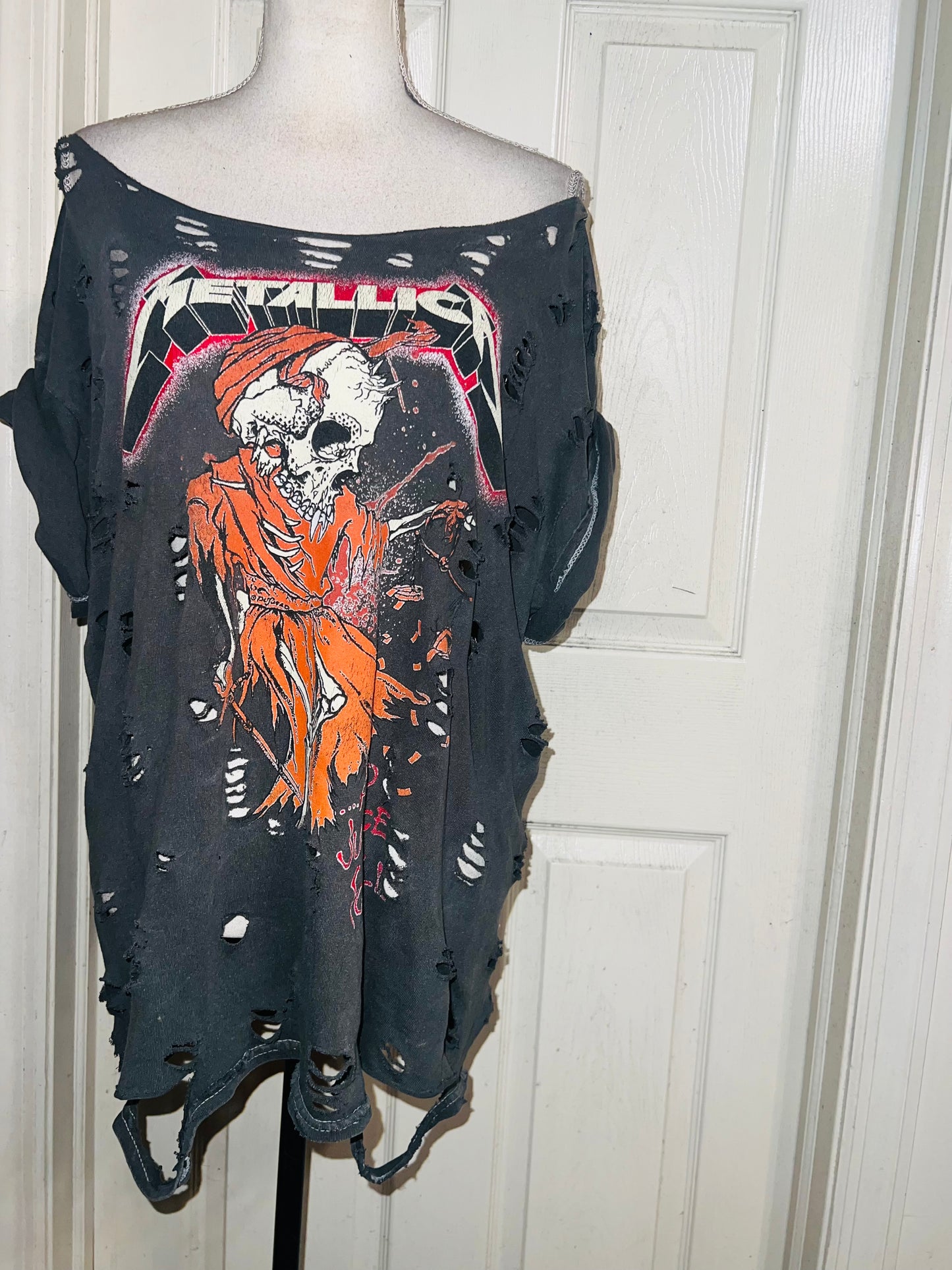 Metallica Oversized Distressed Tee (As Is)