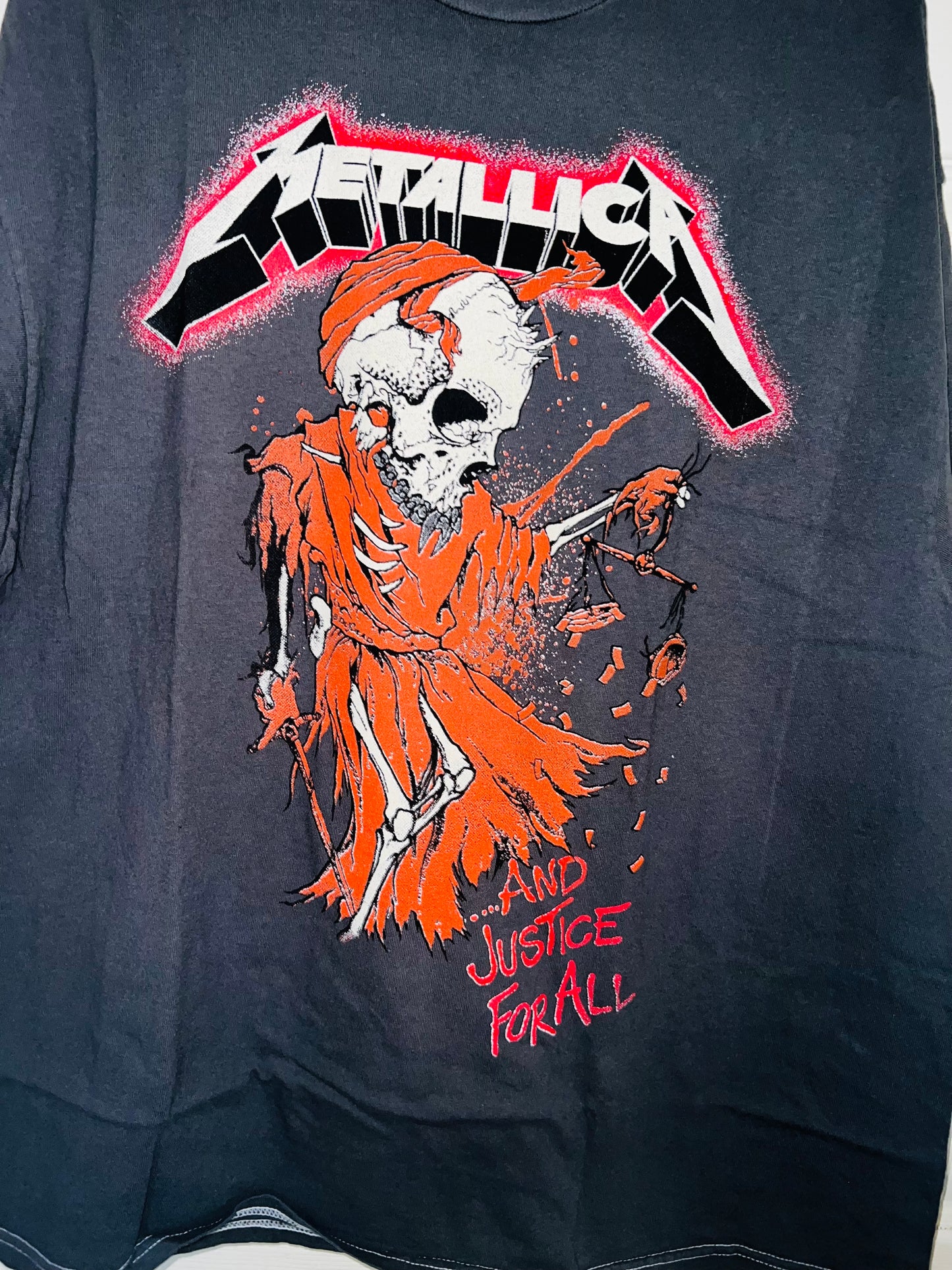 Metallica Justice for All Oversized Tee