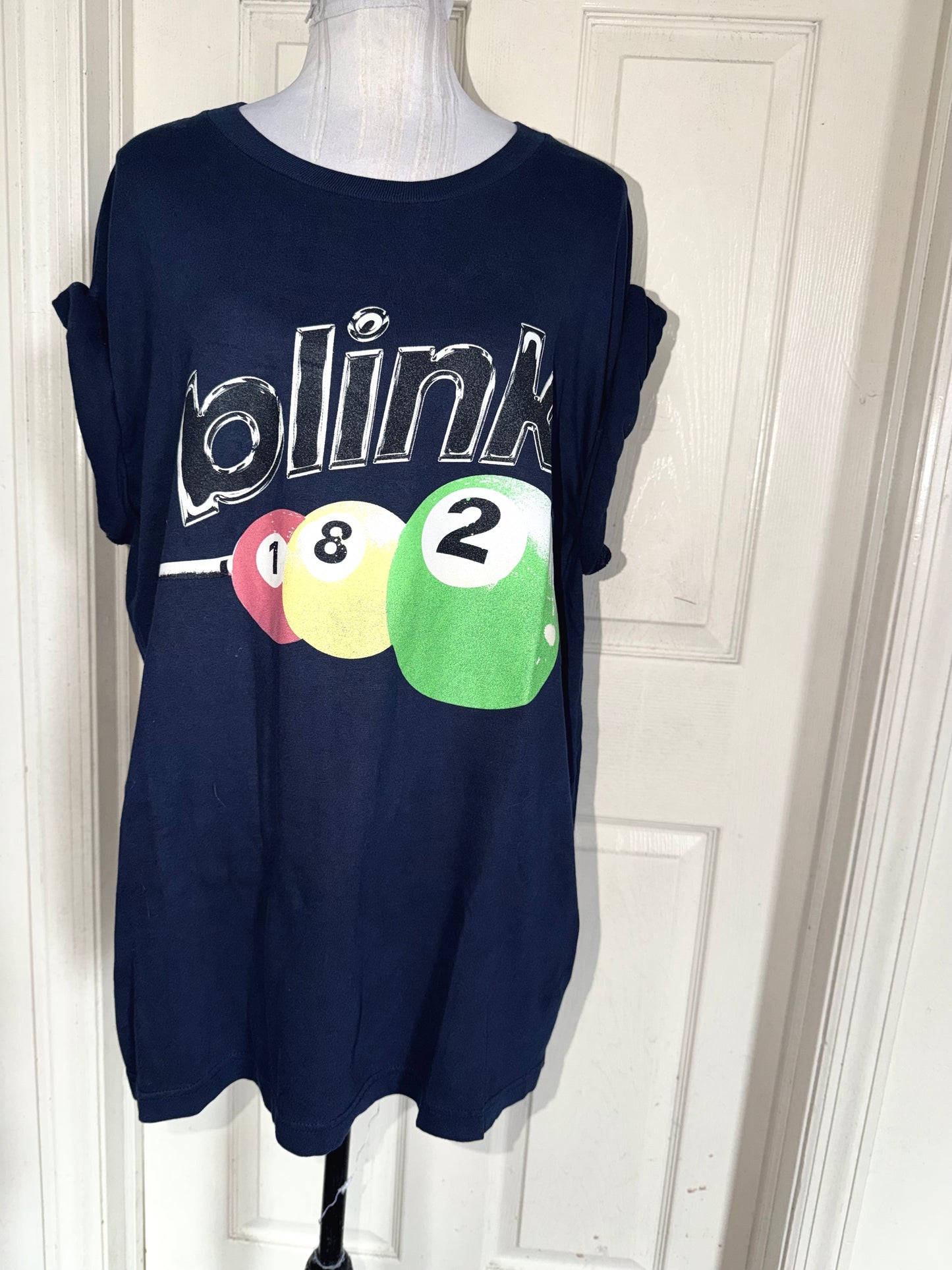 Blink-182 Oversized Distressed Tee