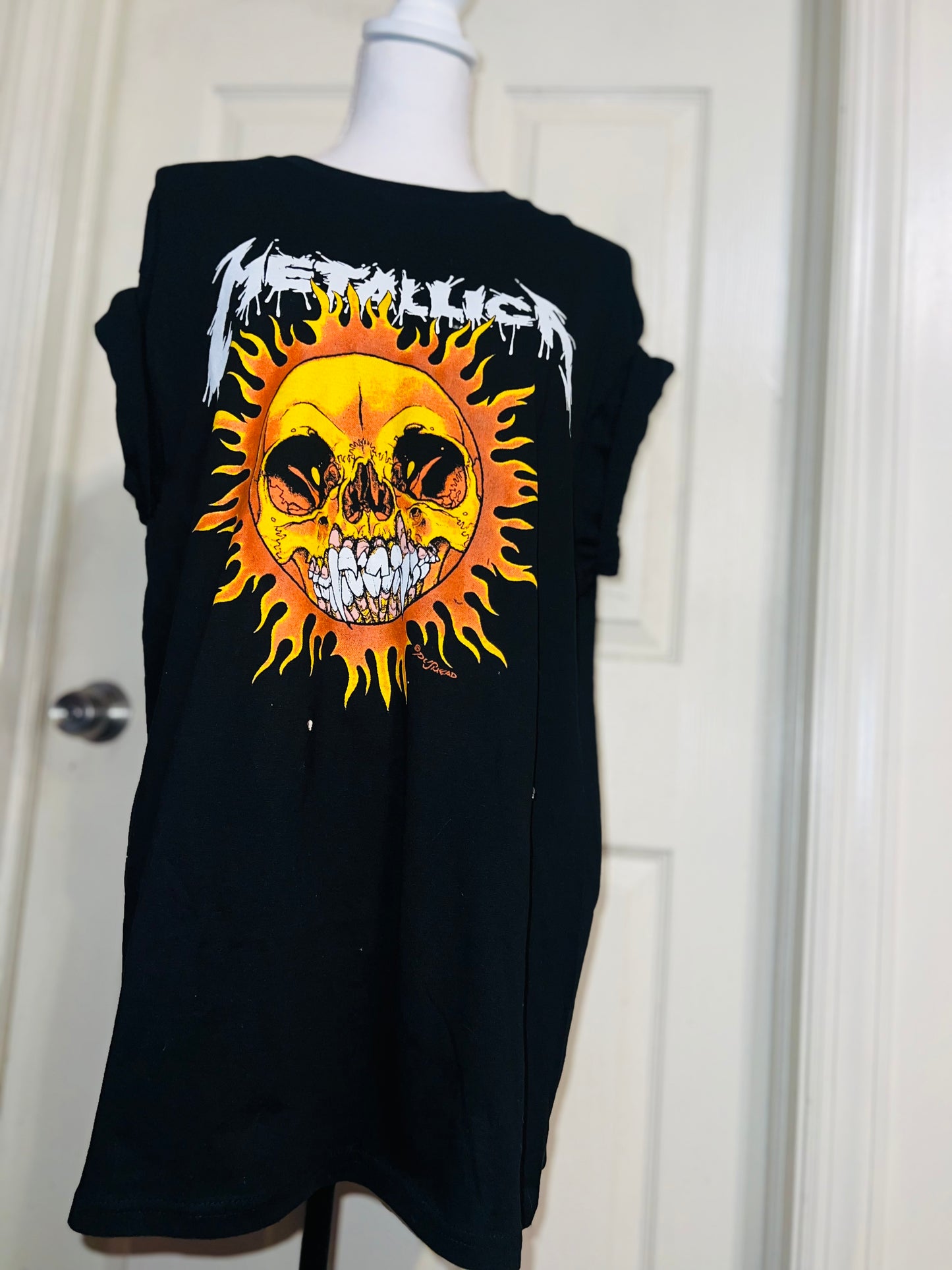 Metallica Oversized Distressed Tee