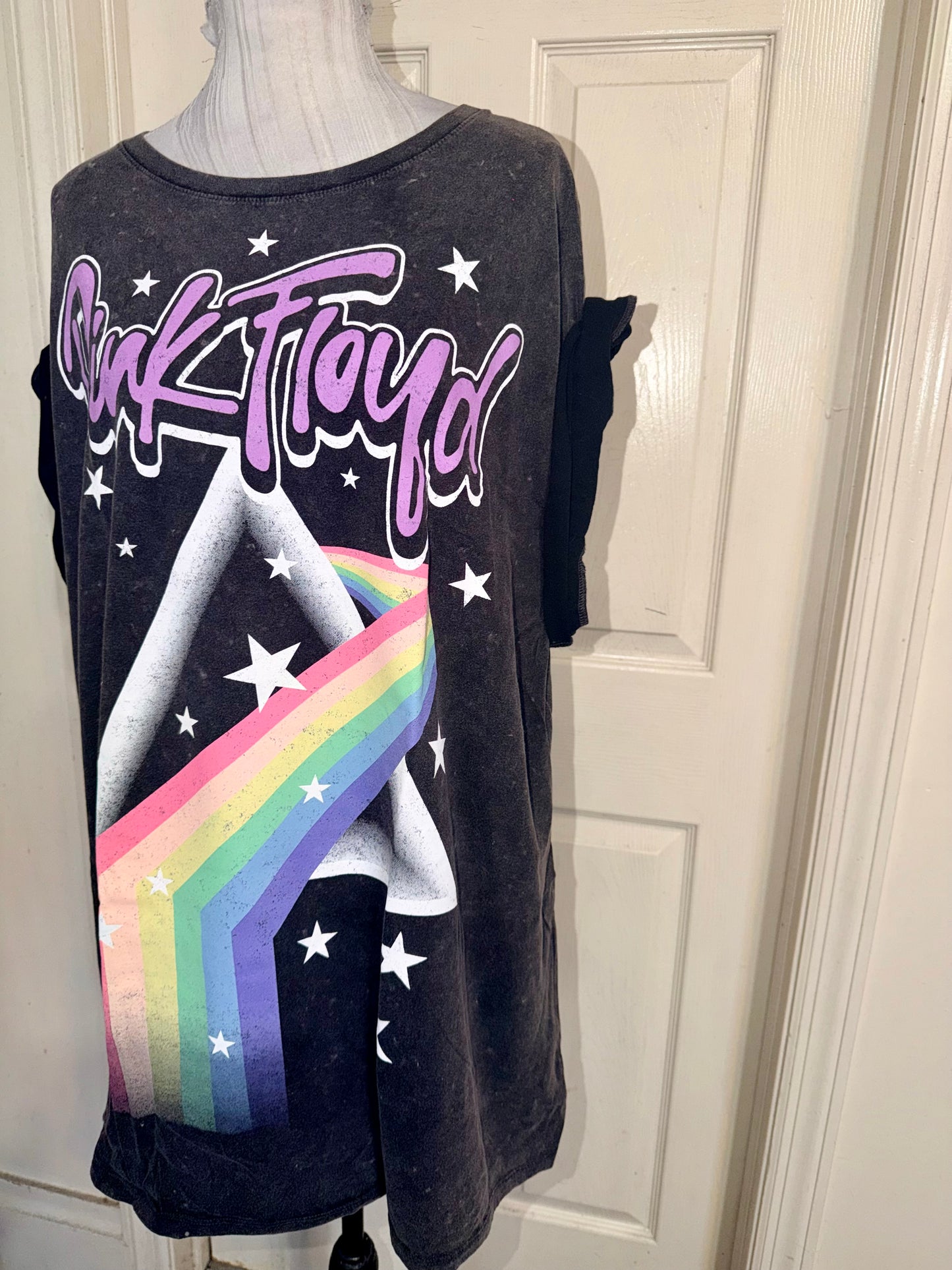 Pink Floyd Double Sided Oversized Distressed Tee