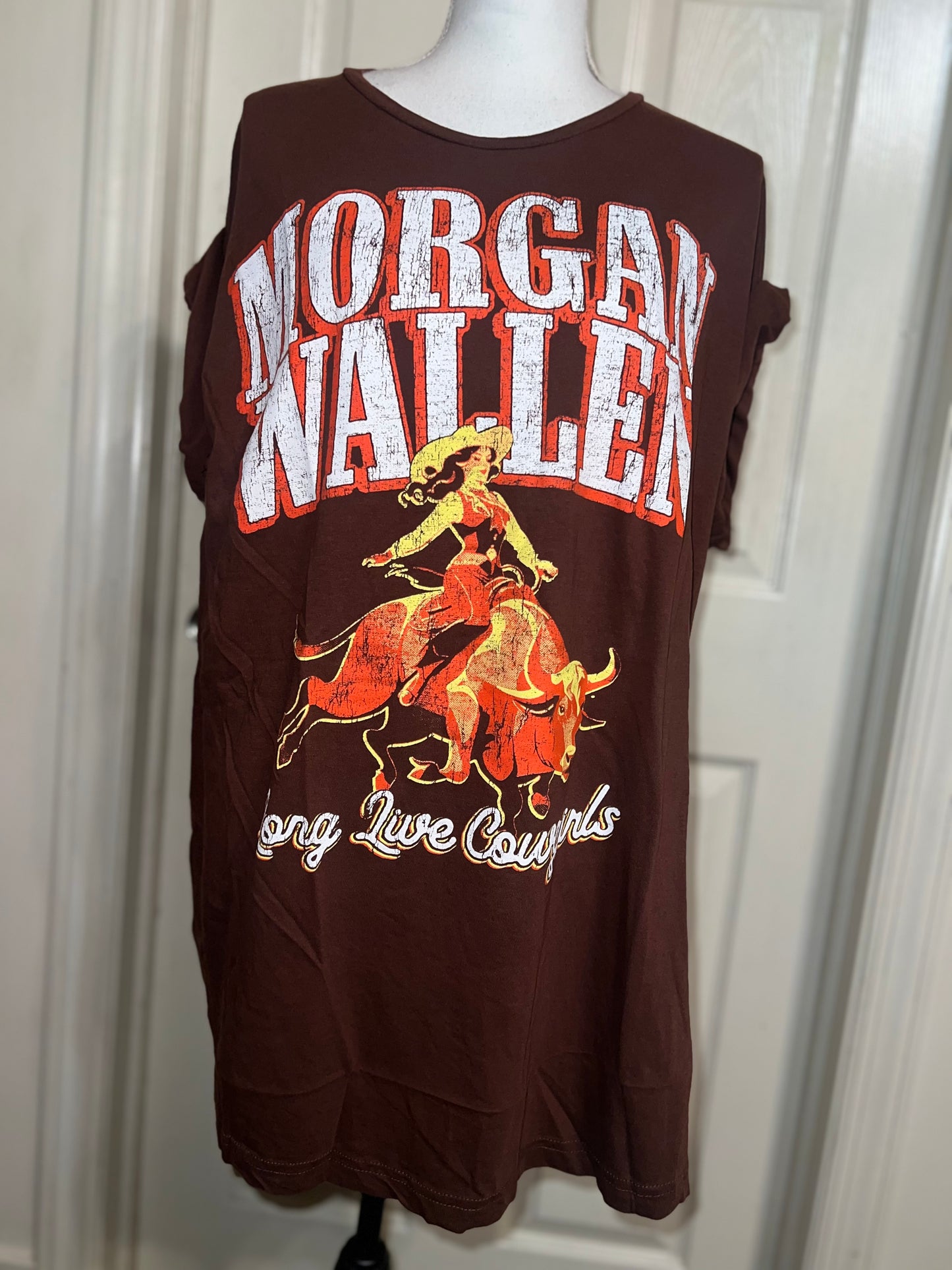 Morgan Wallen Oversized Distressed Tee